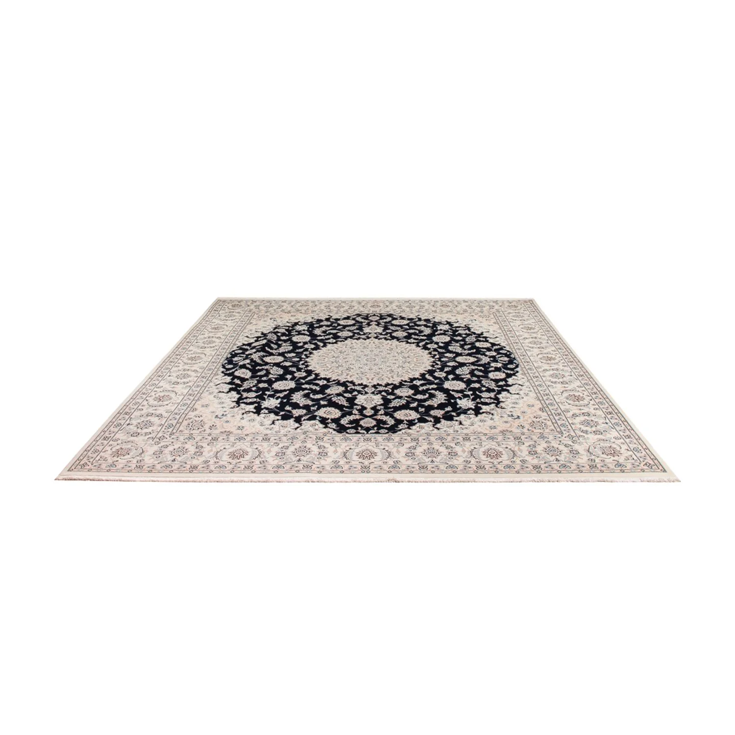 Perserteppich - Nain quadratisch  - 259 x 247 cm - dunkelblau - Image 5