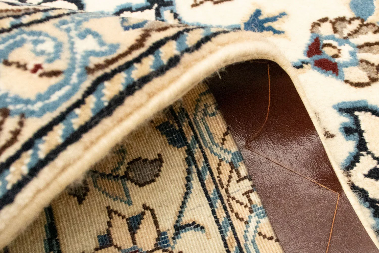 Perserteppich - Nain - Royal 134 x 88 cm - beige - Image 4