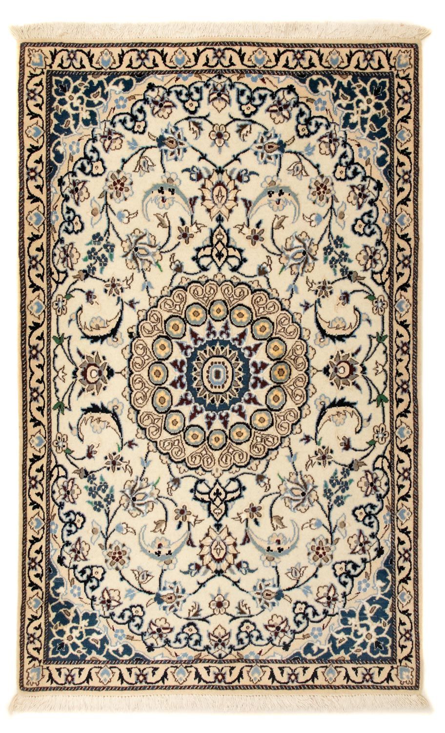 Perserteppich - Nain - Royal 135 x 85 cm - beige