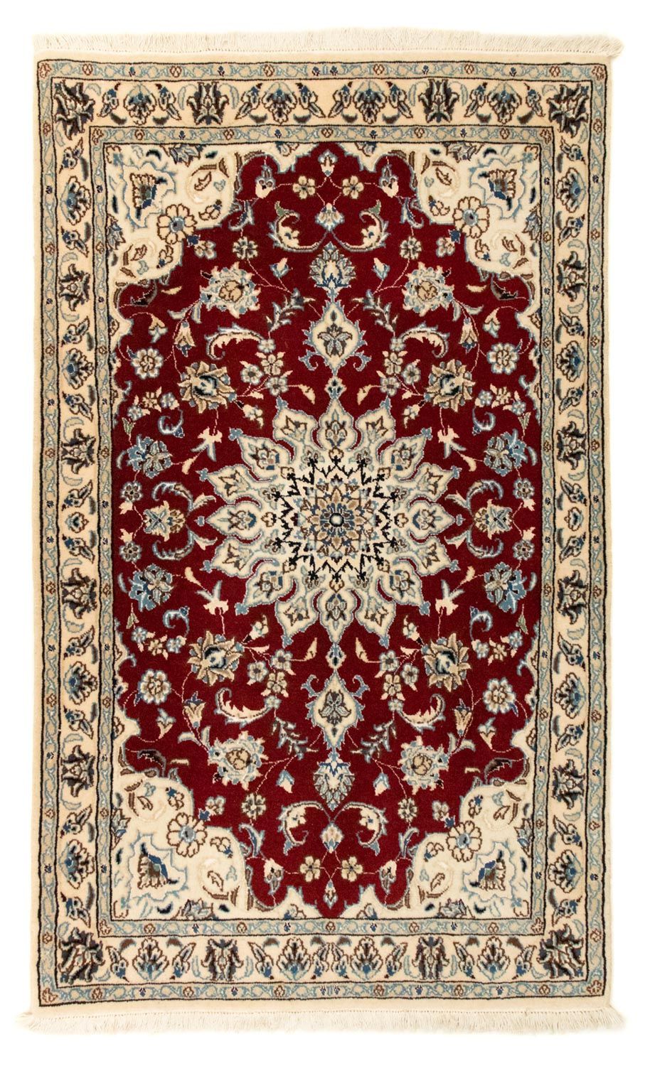 Perserteppich - Nain - Royal 139 x 82 cm - rot