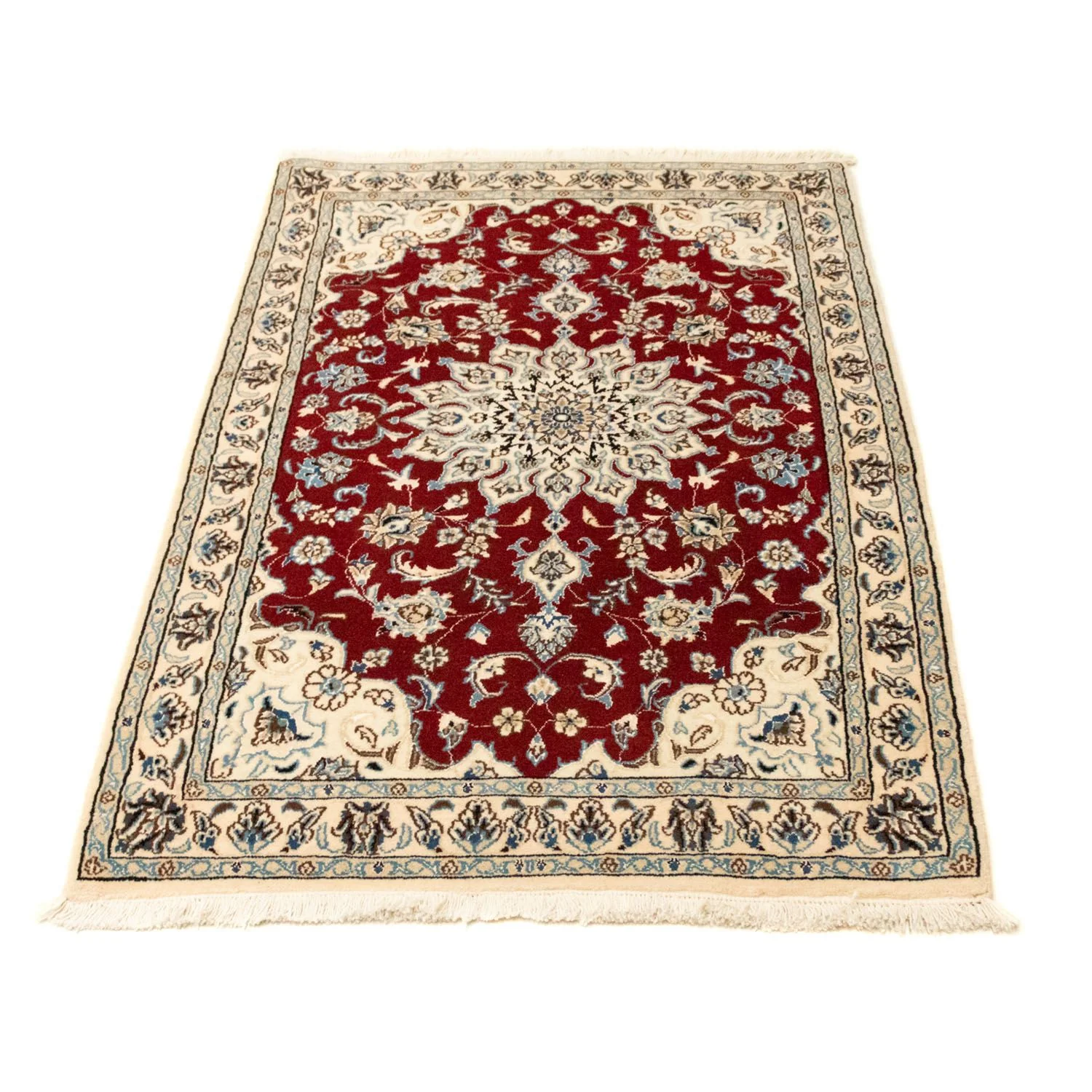Perserteppich - Nain - Royal 139 x 82 cm - rot - Image 4