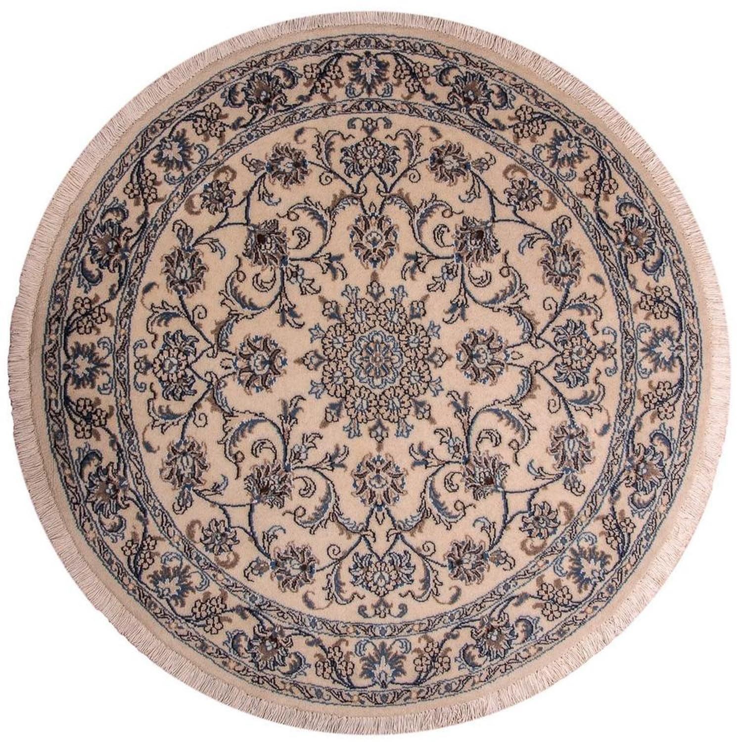 Perserteppich - Nain - Royal 150 x 150 cm Teppich Rund