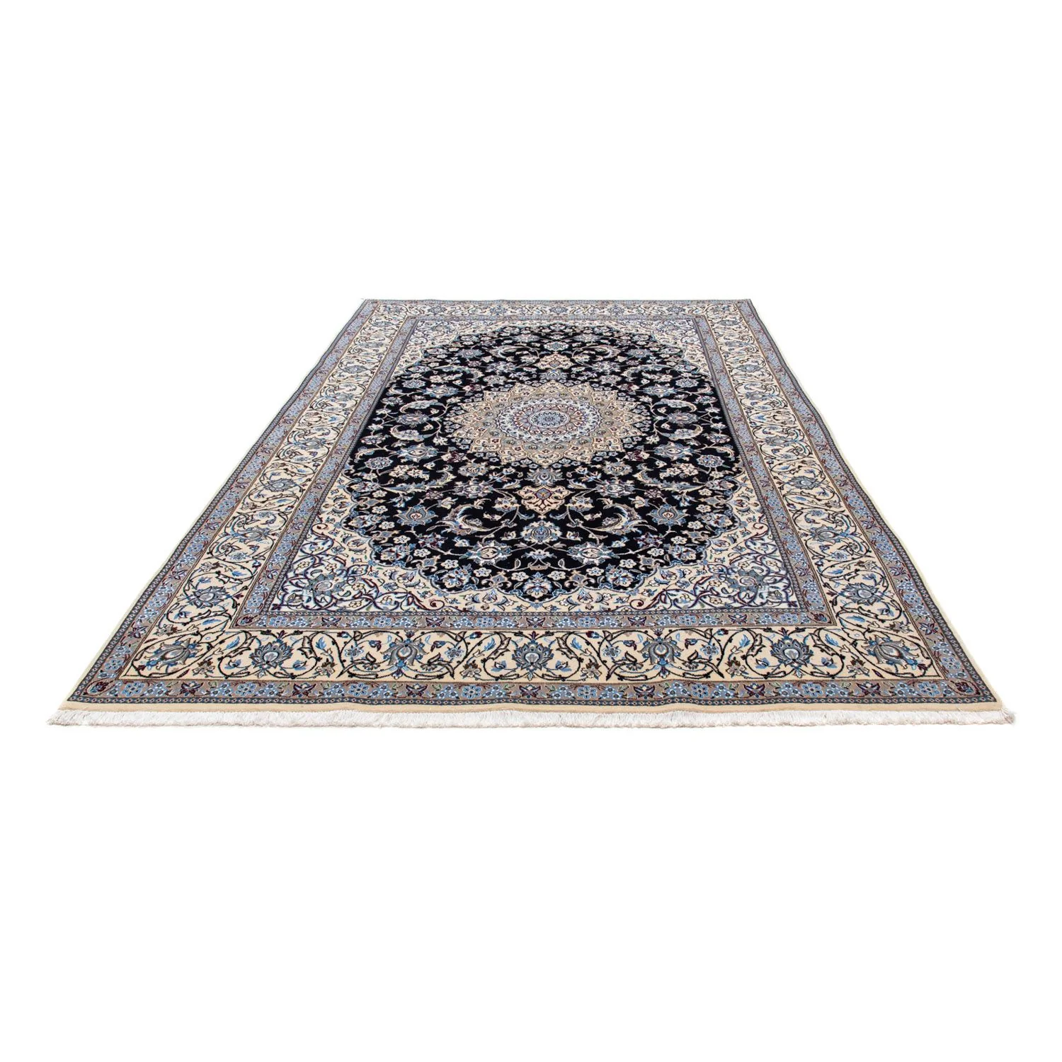 Perserteppich - Nain - Royal 292 x 200 cm - schwarz - Image 5