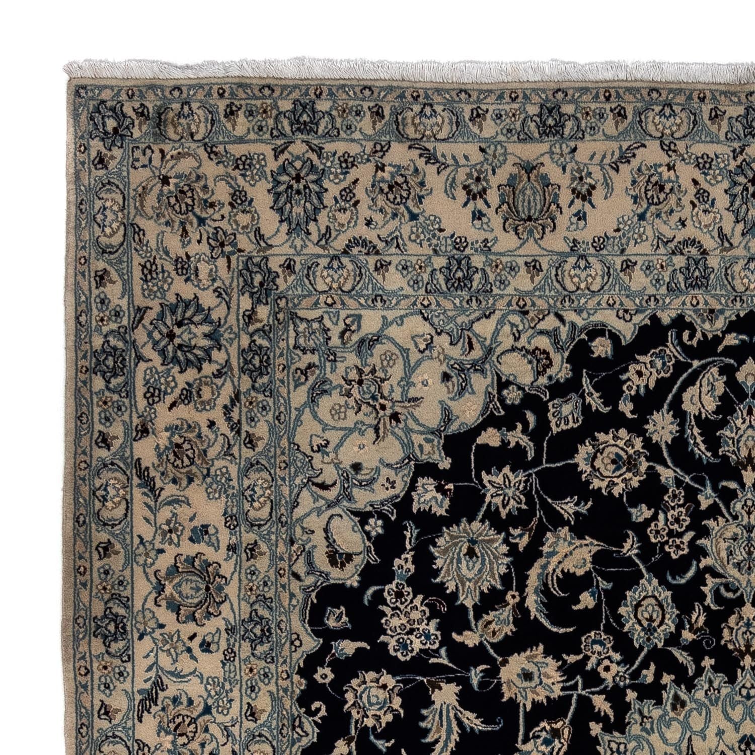 Perserteppich - Nain - Royal 298 x 252 cm - schwarz - Image 3
