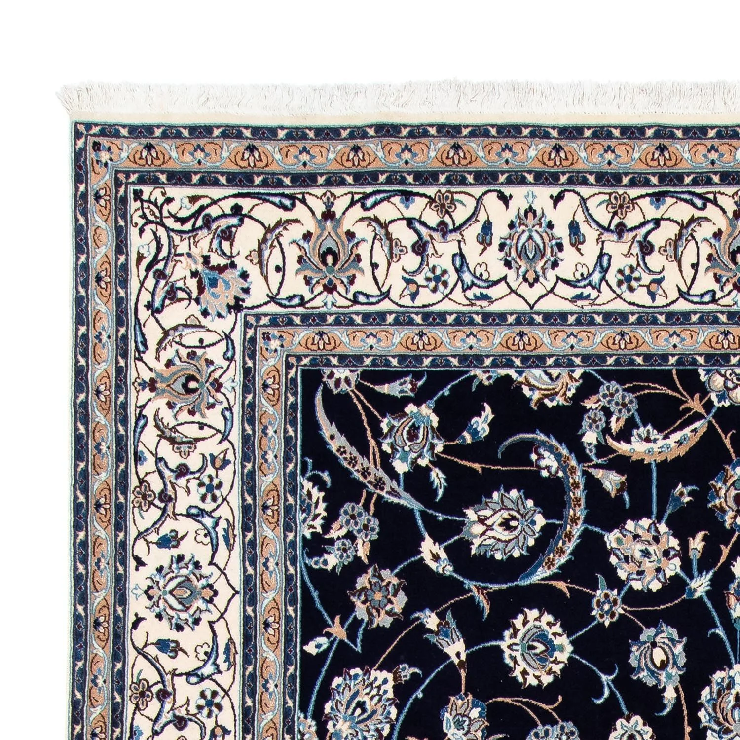 Perserteppich - Nain - Royal 308 x 208 cm - schwarz - Image 3
