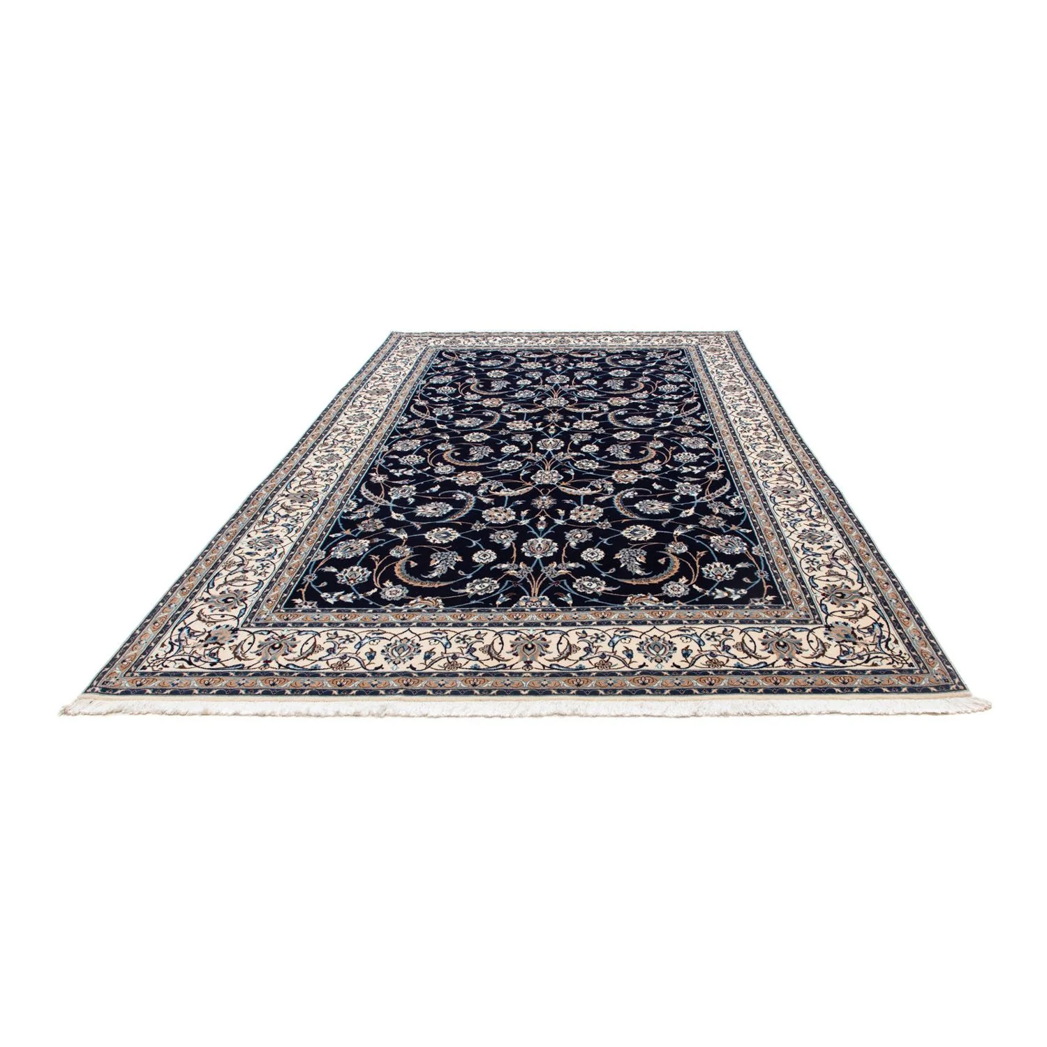 Perserteppich - Nain - Royal 308 x 208 cm - schwarz - Image 5