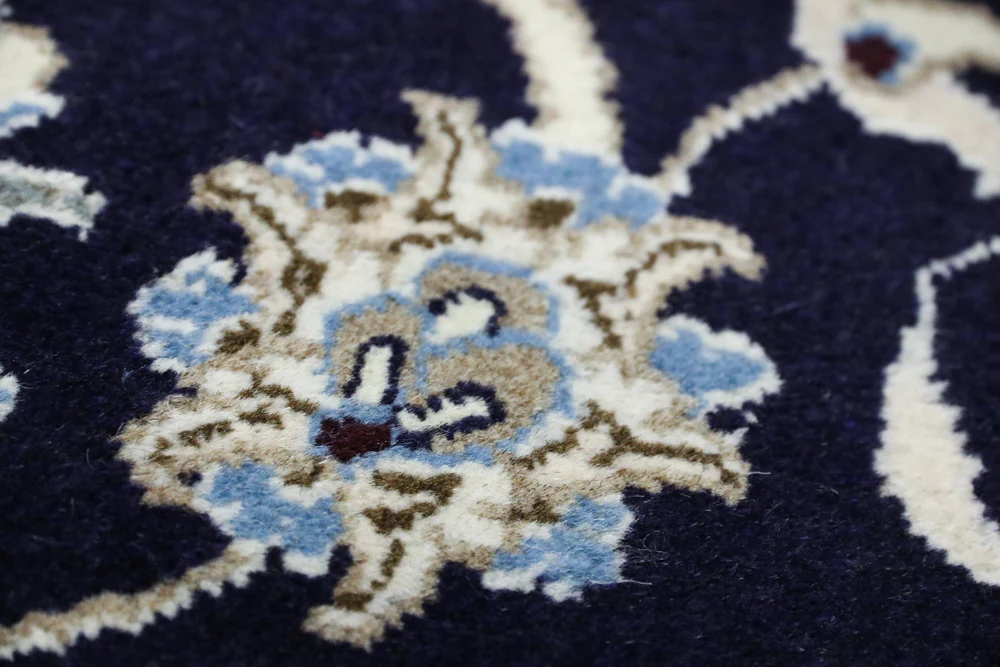 Perserteppich - Nain - Royal - 309 x 201 cm - dunkelblau - Image 9
