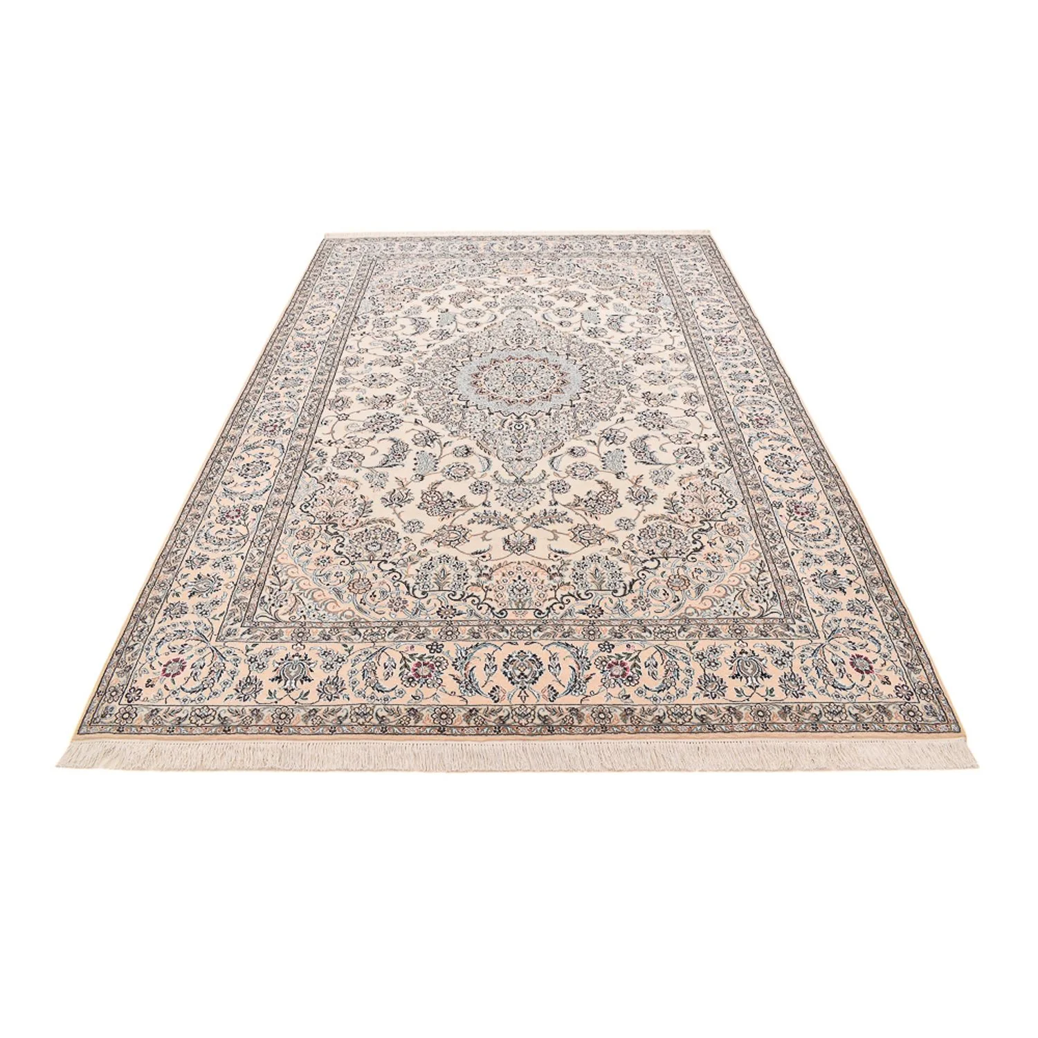 Perserteppich - Nain - Royal - 310 x 213 cm - weiß - Image 5