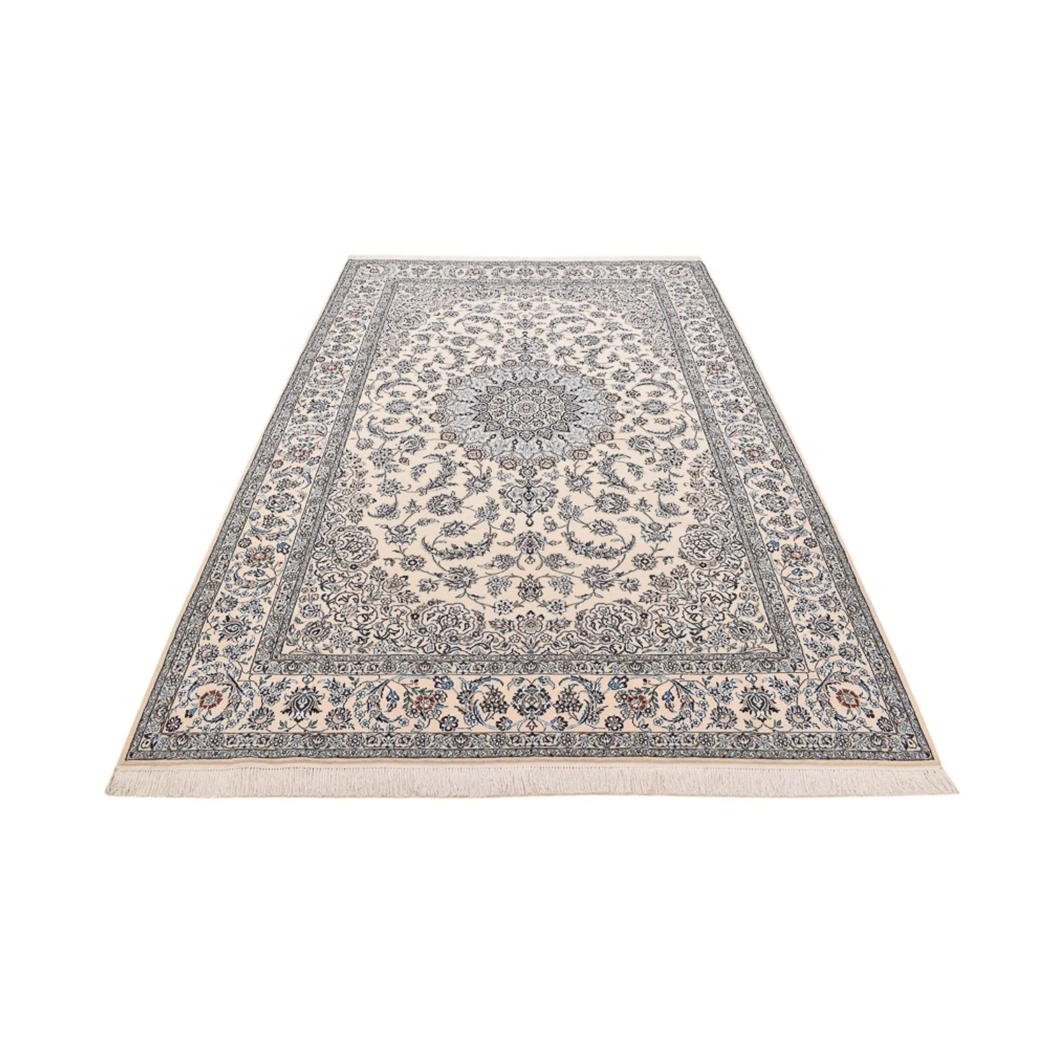 Perserteppich - Nain - Royal - 315 x 204 cm - weiß - Image 5