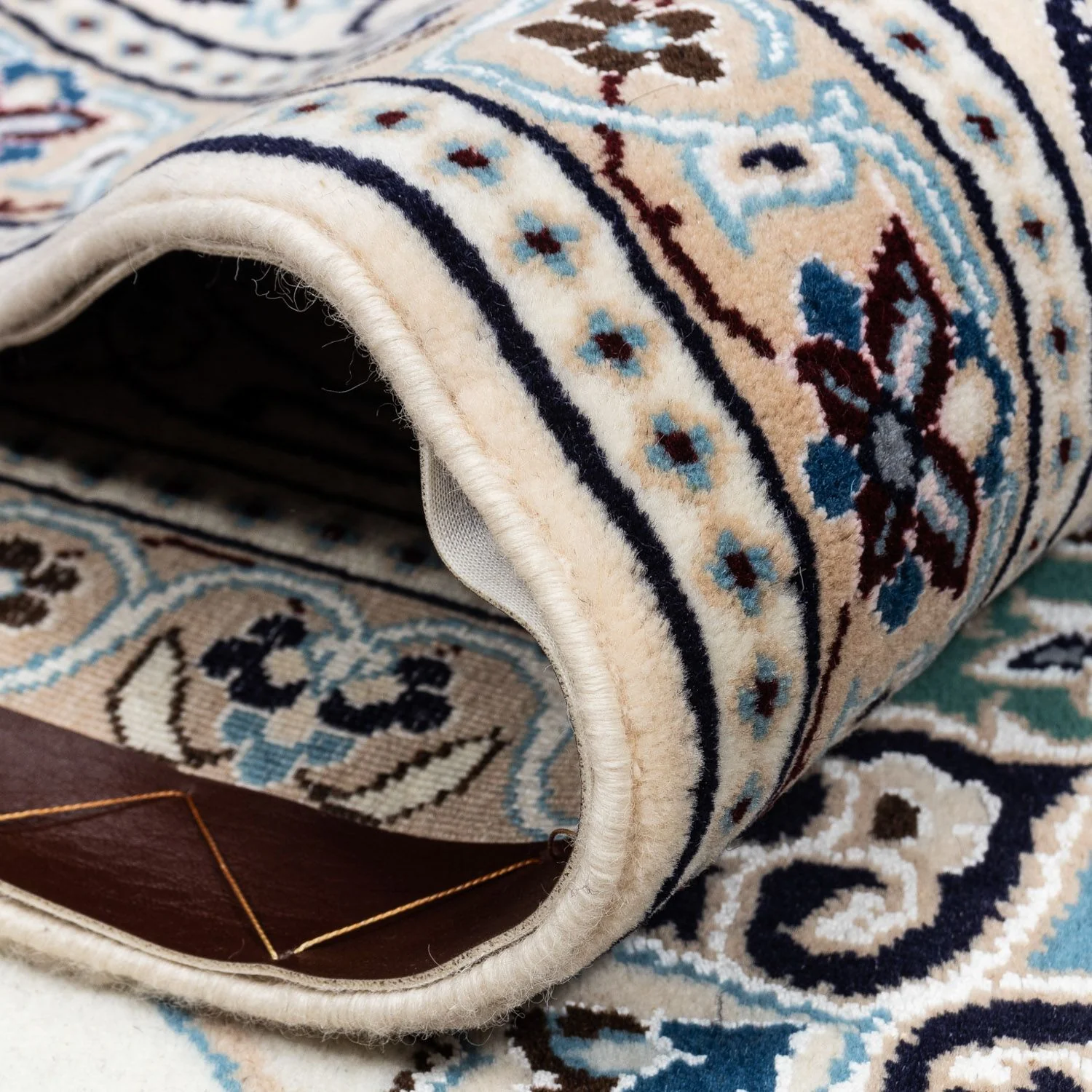 Perserteppich - Nain - Royal 372 x 248 cm - beige - Image 4