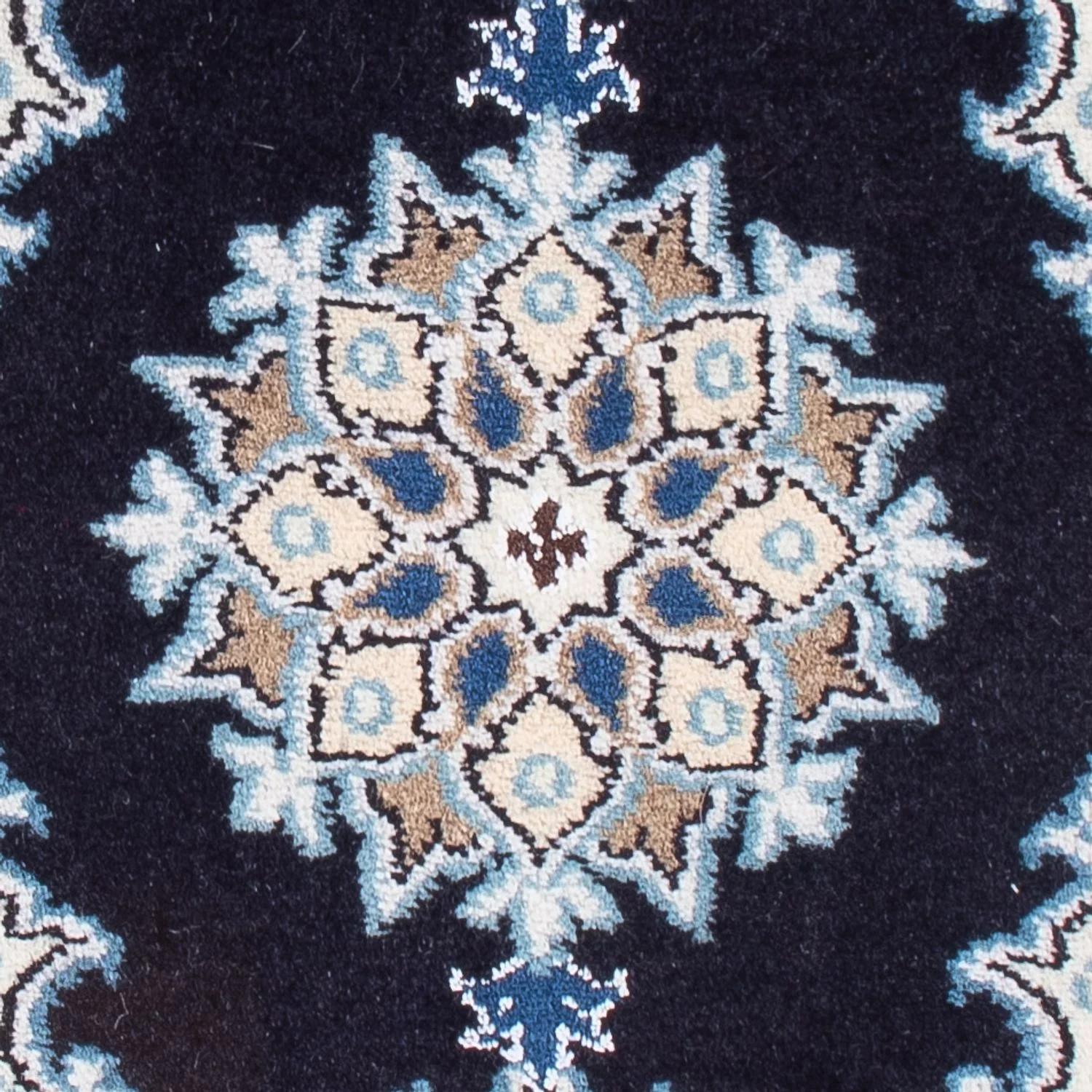 Perserteppich - Nain - Royal - 60 x 40 cm - dunkelblau - Image 2