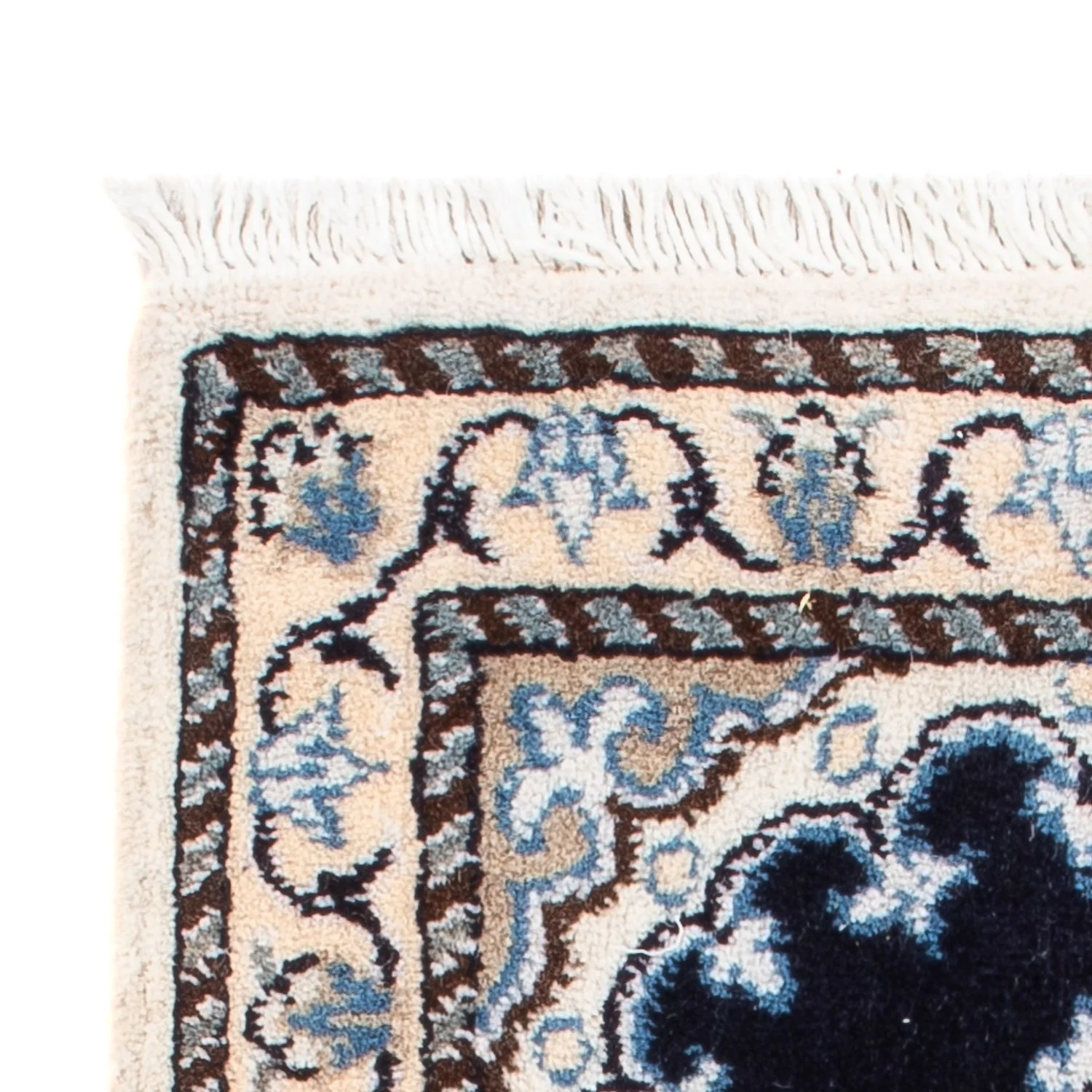 Perserteppich - Nain - Royal - 60 x 40 cm - dunkelblau - Image 3