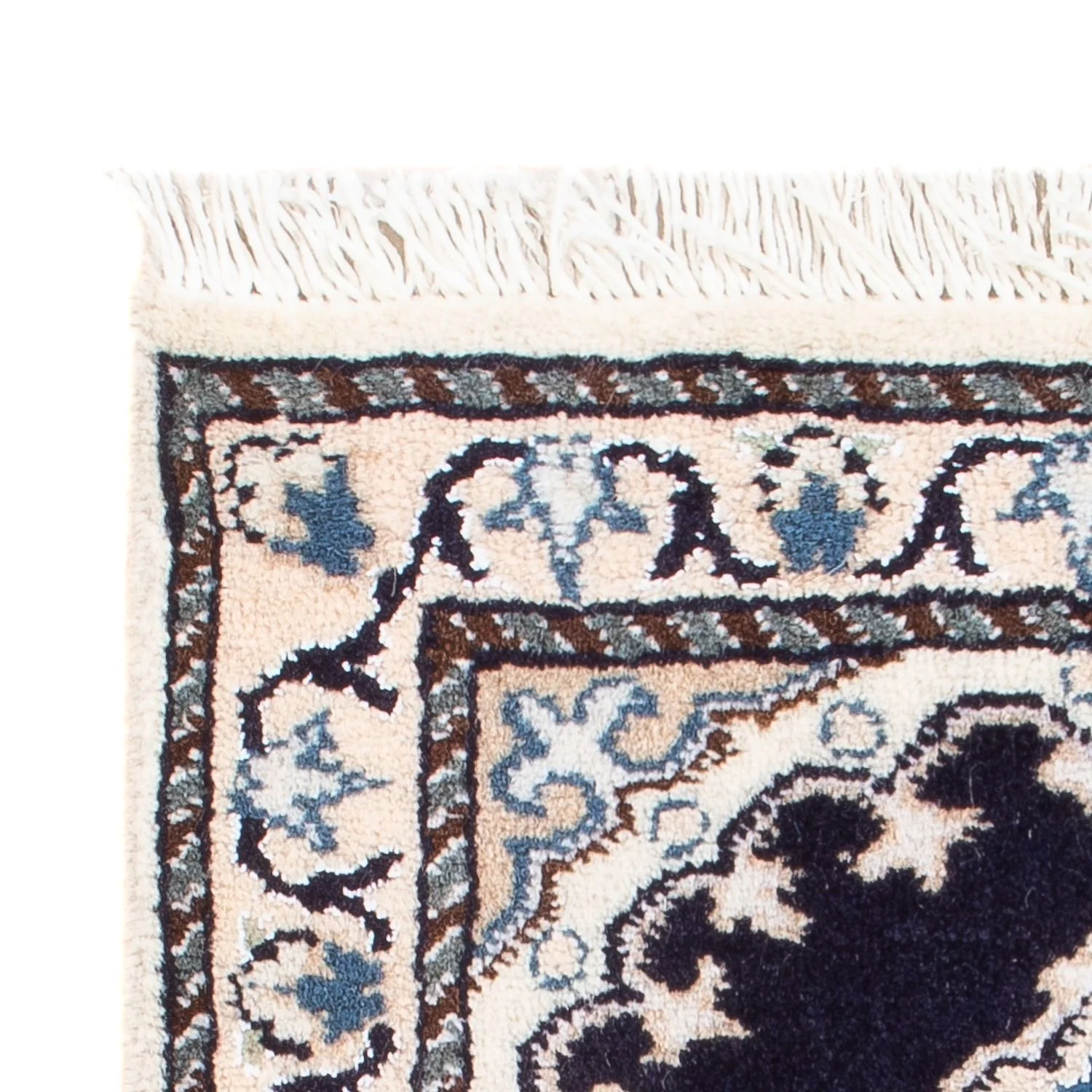 Perserteppich - Nain - Royal - 60 x 40 cm - dunkelblau - Image 3