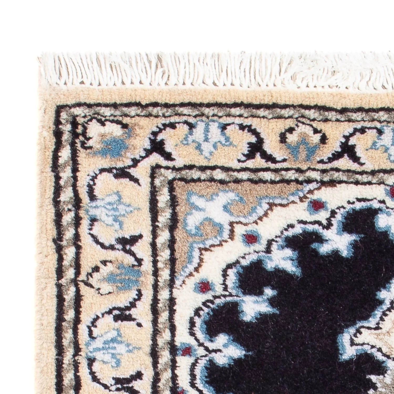 Perserteppich - Nain - Royal - 60 x 40 cm - dunkelblau - Image 3