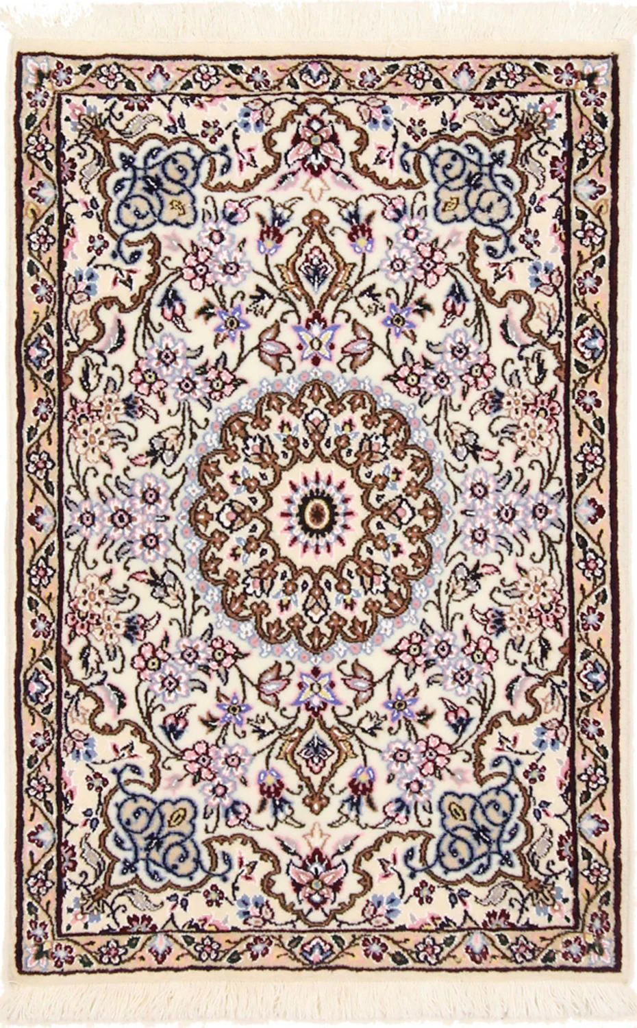 Perserteppich - Nain - Royal - 90 x 60 cm - beige