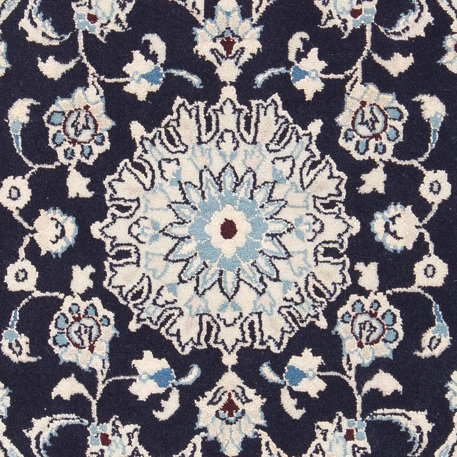 Perserteppich - Nain - Royal 90 x 60 cm - dunkelblau - Image 2
