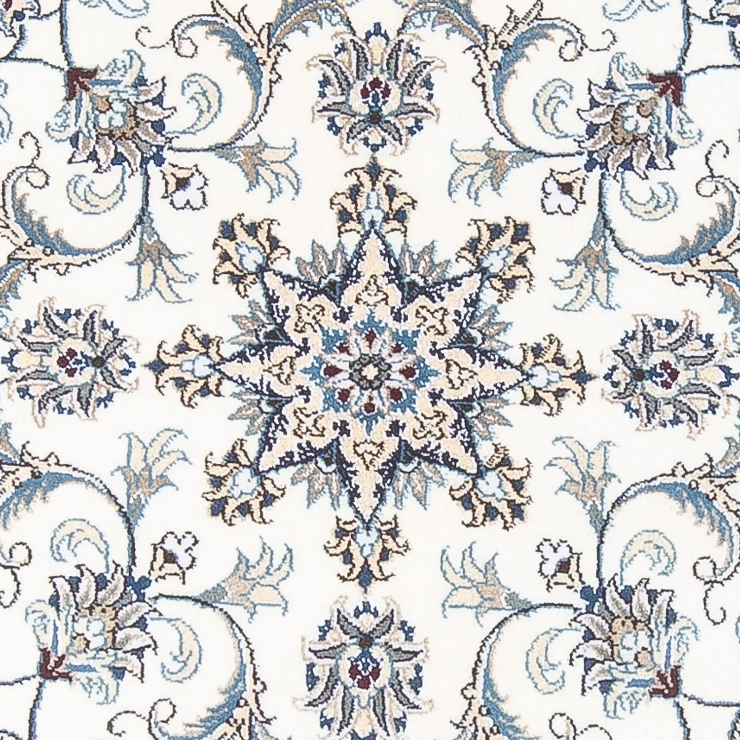 Perserteppich - Nain rund - 150 x 150 cm - creme - Image 2
