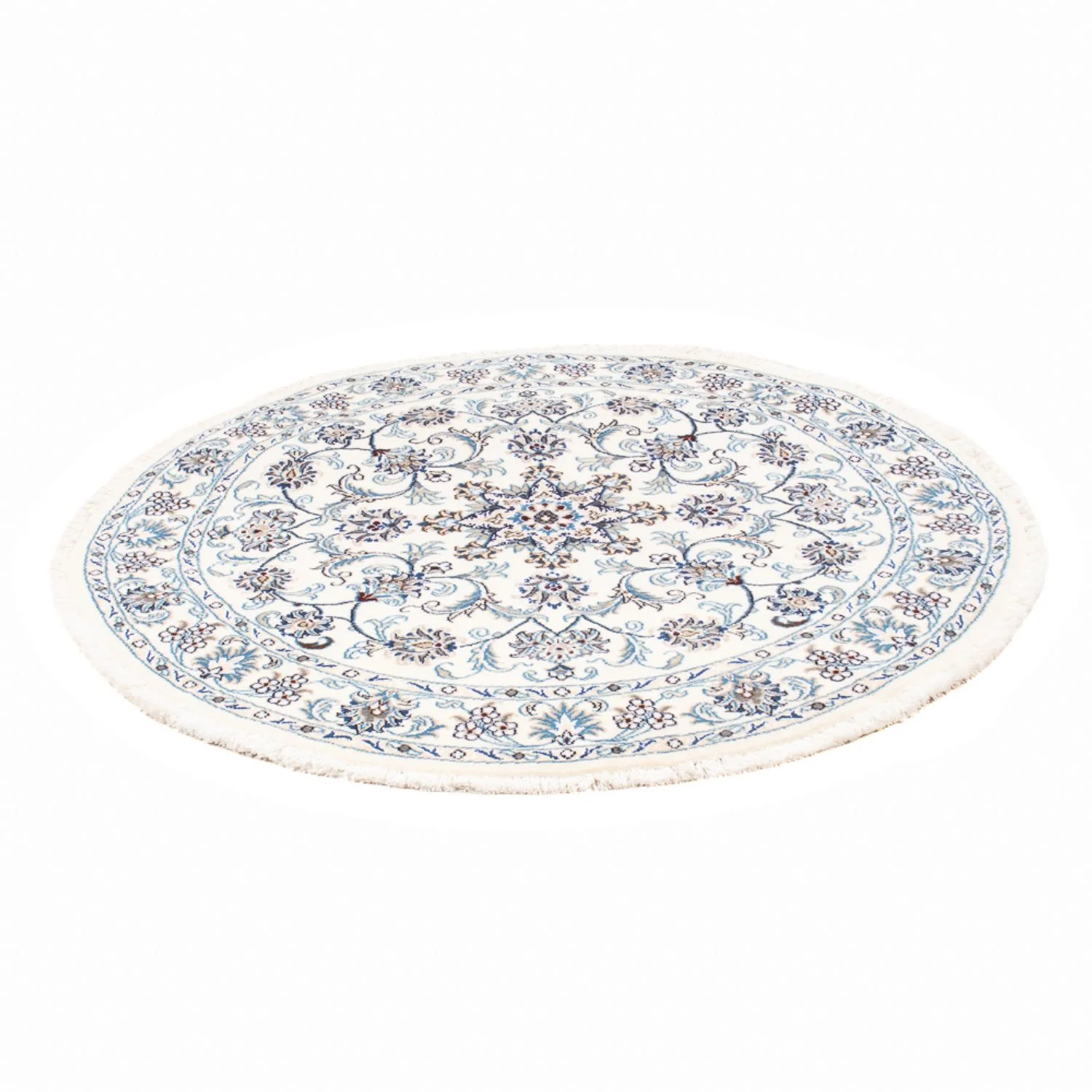 Perserteppich - Nain rund  - 150 x 150 cm - creme - Image 5
