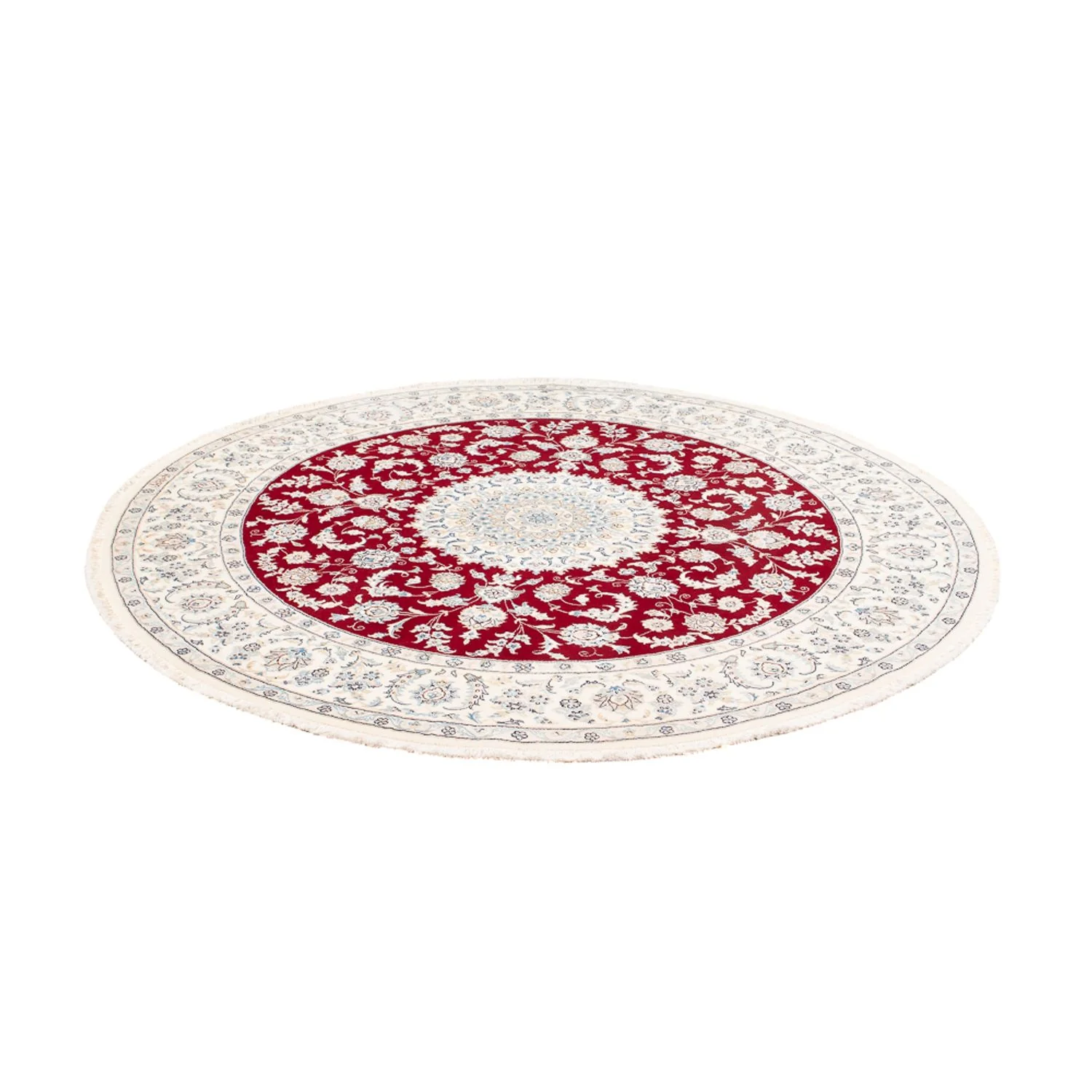 Perserteppich - Nain rund  - 200 x 200 cm - rot - Image 5