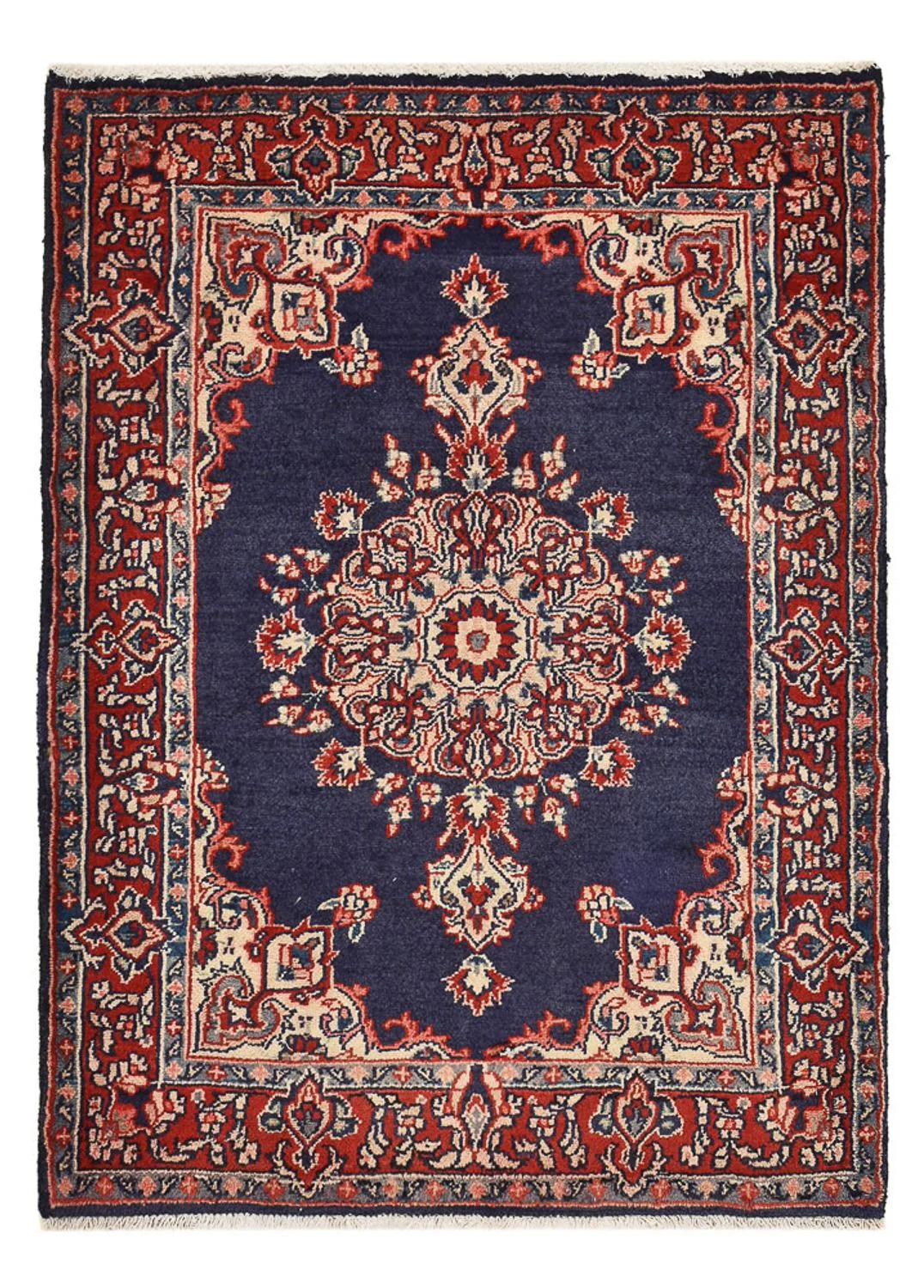 Perserteppich - Nomadic - 100 x 68 cm - dunkelblau