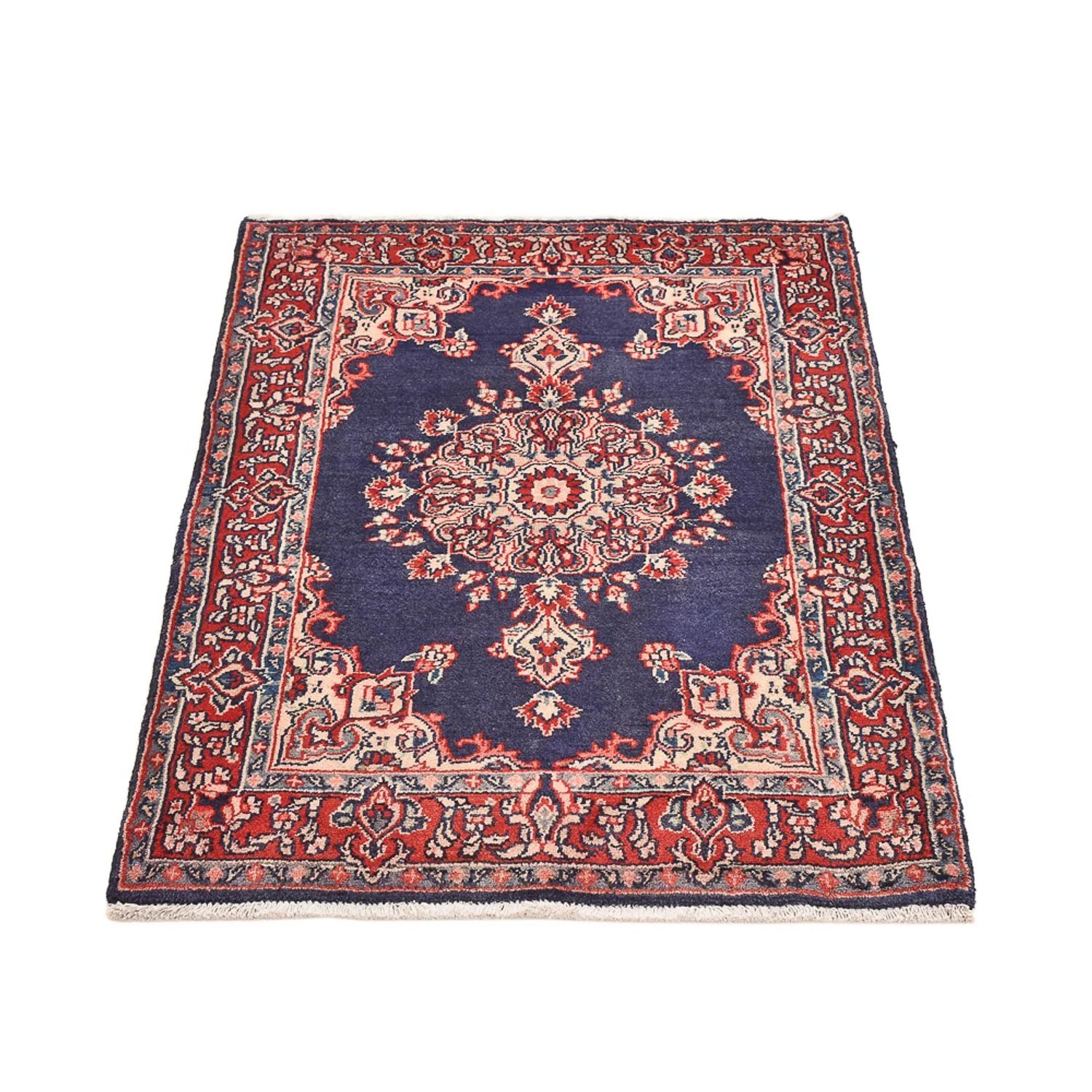 Perserteppich - Nomadic - 100 x 68 cm - dunkelblau - Image 5