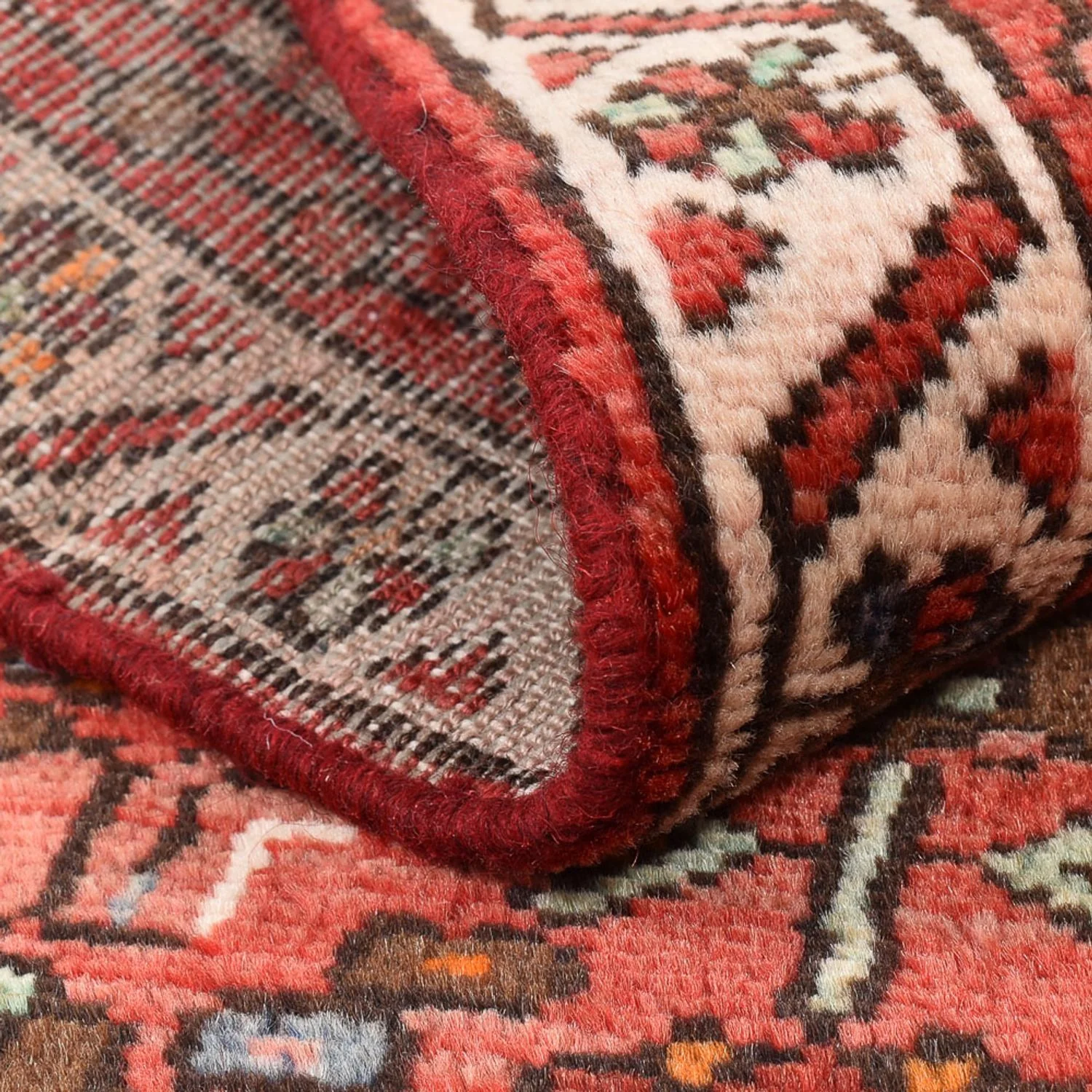 Perserteppich - Nomadic - 110 x 67 cm - hellrot - Image 4