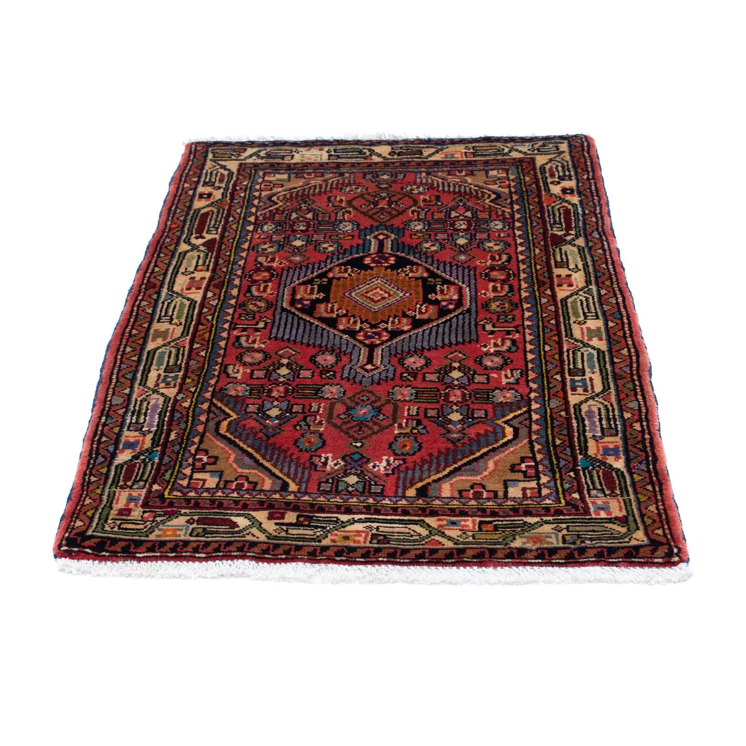 Perserteppich - Nomadic 110 x 76 cm - hellrot - Image 5