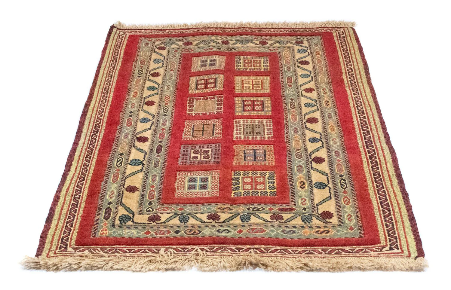 Perserteppich - Nomadic 114 x 81 cm - rot - Image 5