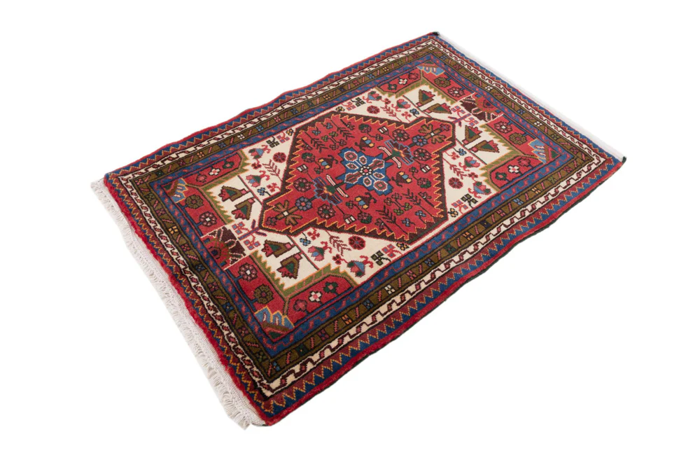 Perserteppich - Nomadic - 115 x 85 cm - rot - Image 2