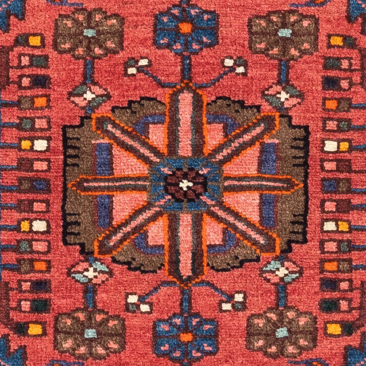 Perserteppich - Nomadic 118 x 83 cm - hellrot - Image 2