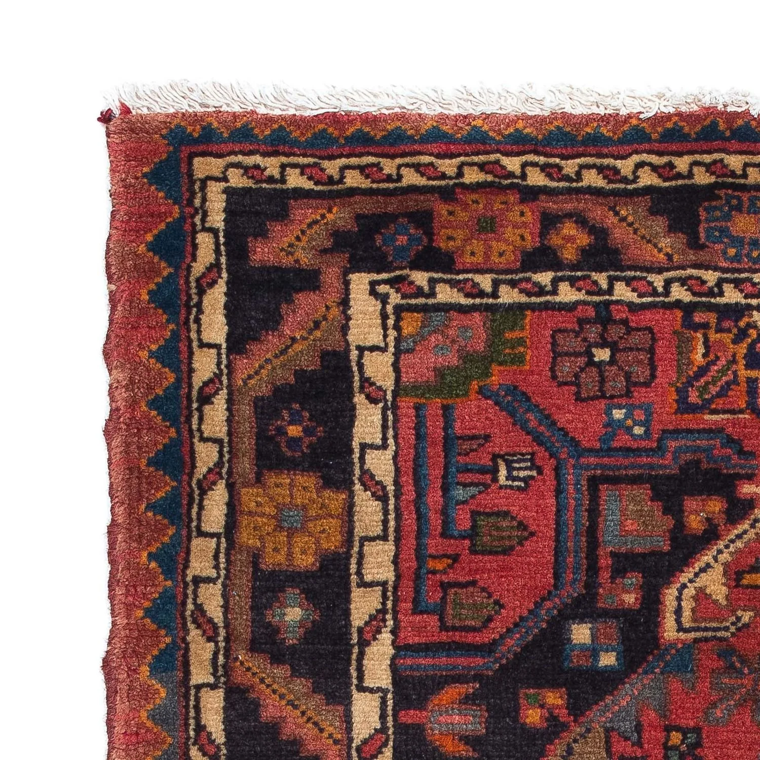 Perserteppich - Nomadic 120 x 85 cm - dunkelrot - Image 3