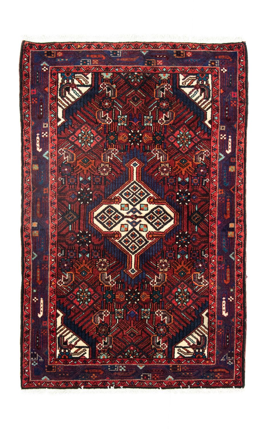 Perserteppich - Nomadic 121 x 80 cm - blau
