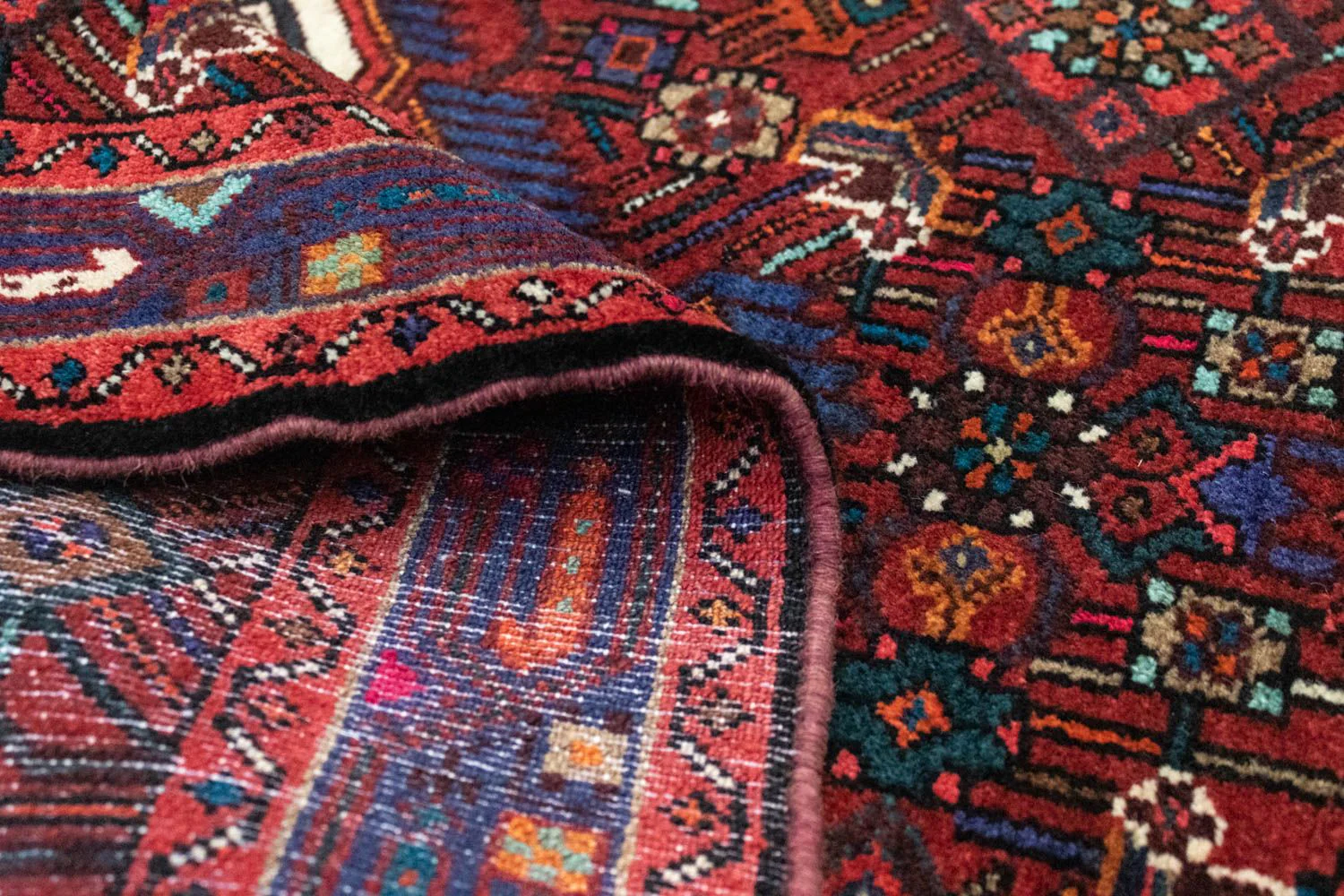 Perserteppich - Nomadic 121 x 80 cm - blau - Image 4