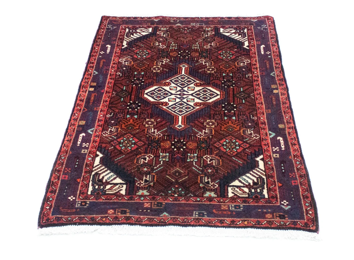 Perserteppich - Nomadic 121 x 80 cm - blau - Image 5