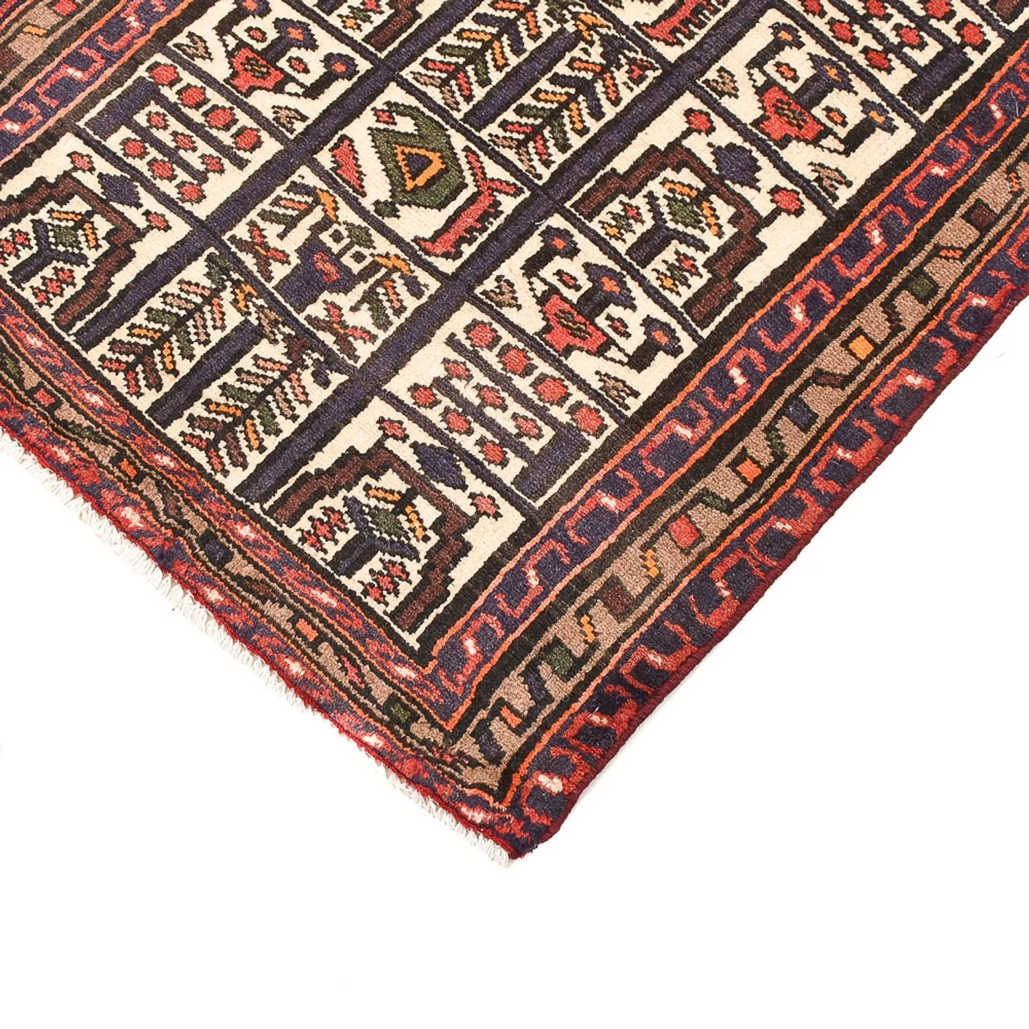 Perserteppich - Nomadic - 122 x 74 cm - mehrfarbig - Image 2