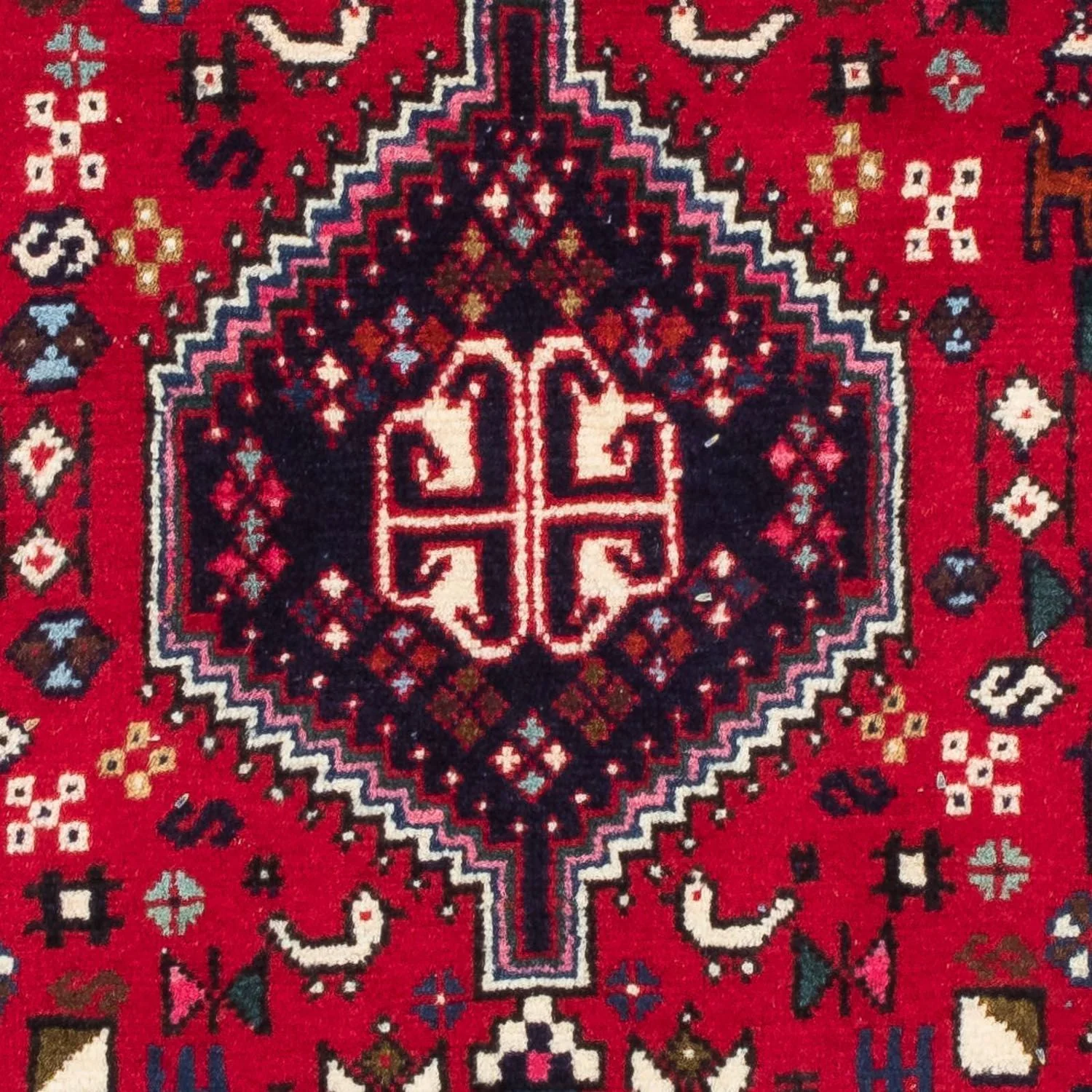 Perserteppich - Nomadic 122 x 78 cm - dunkelrot - Image 2
