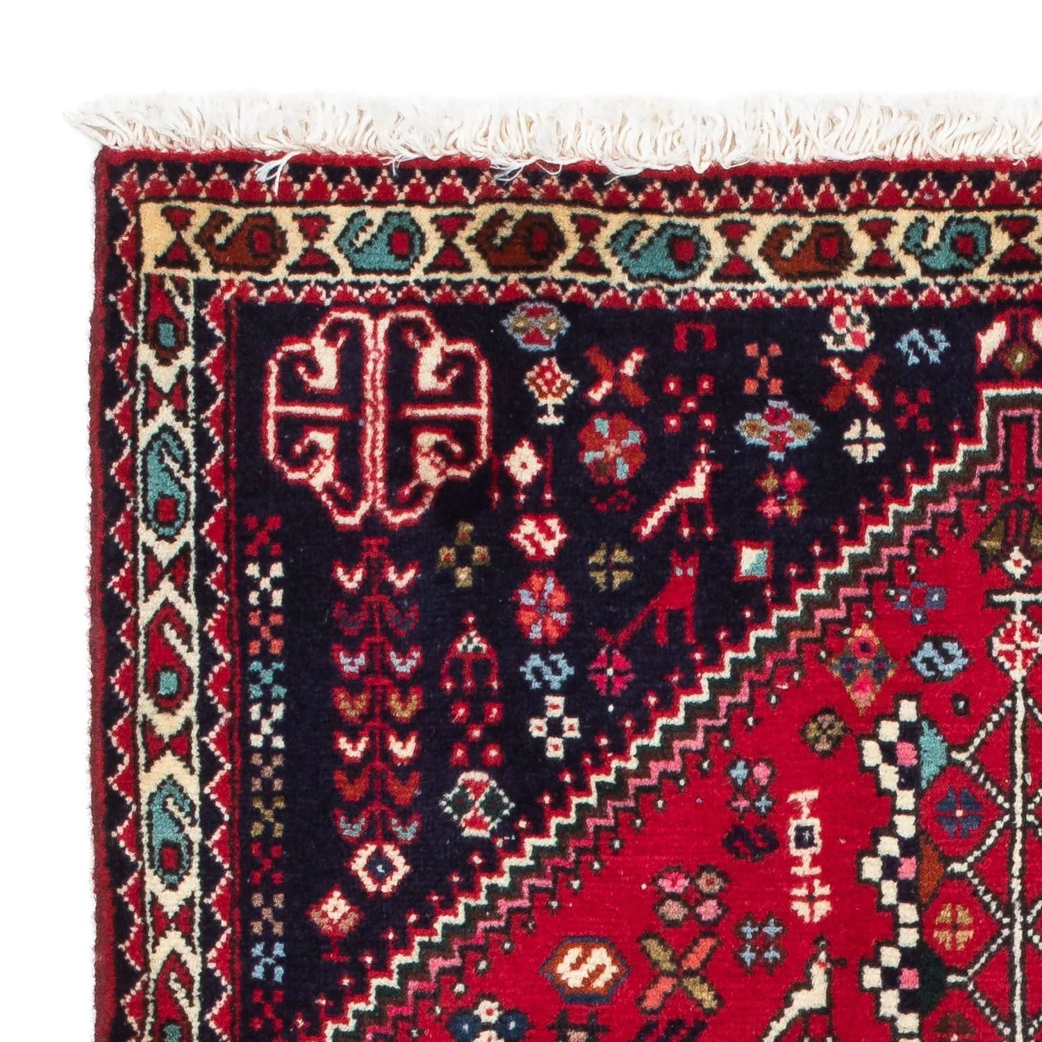 Perserteppich - Nomadic 122 x 78 cm - dunkelrot - Image 3