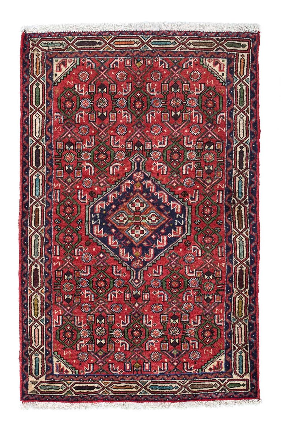 Perserteppich - Nomadic 122 x 80 cm - rot