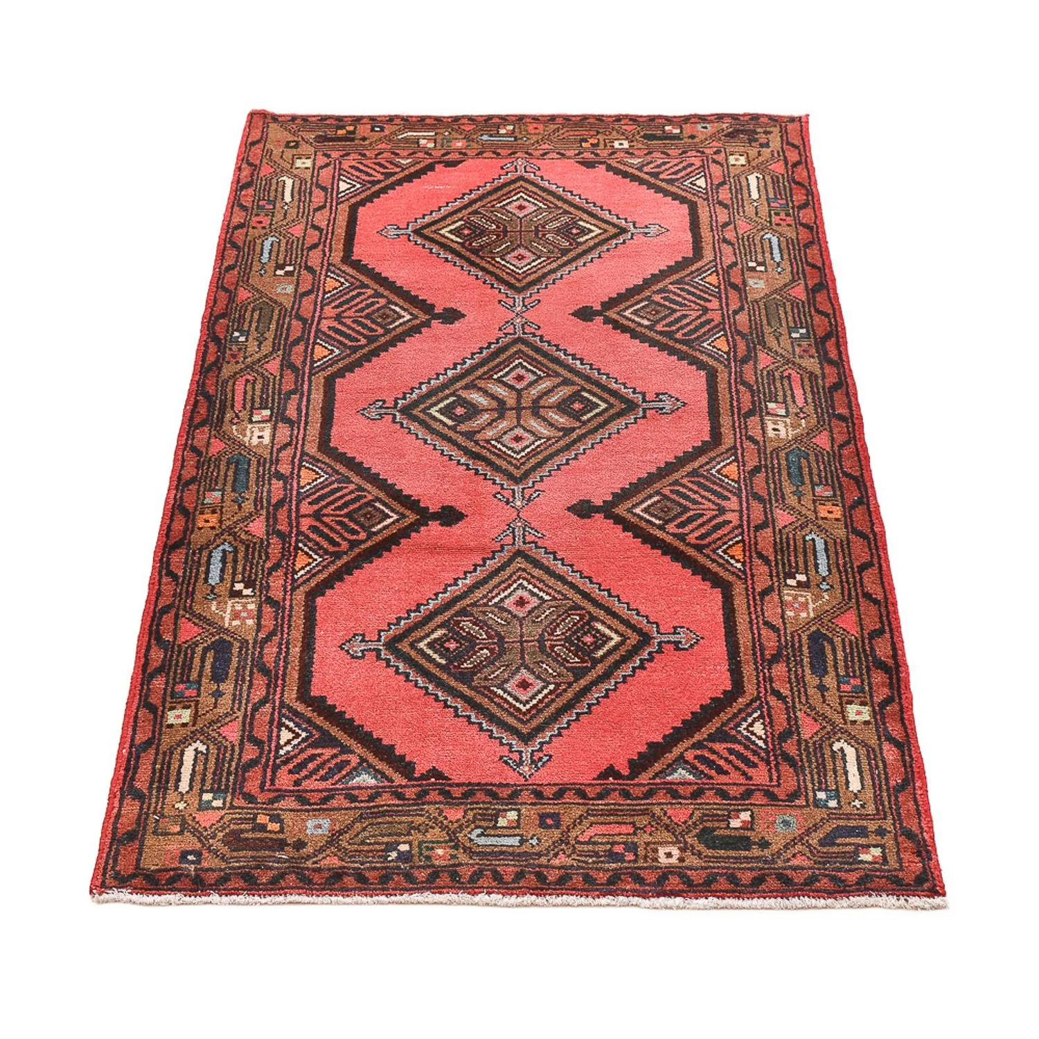 Perserteppich - Nomadic - 123 x 75 cm - hellrot - Image 5