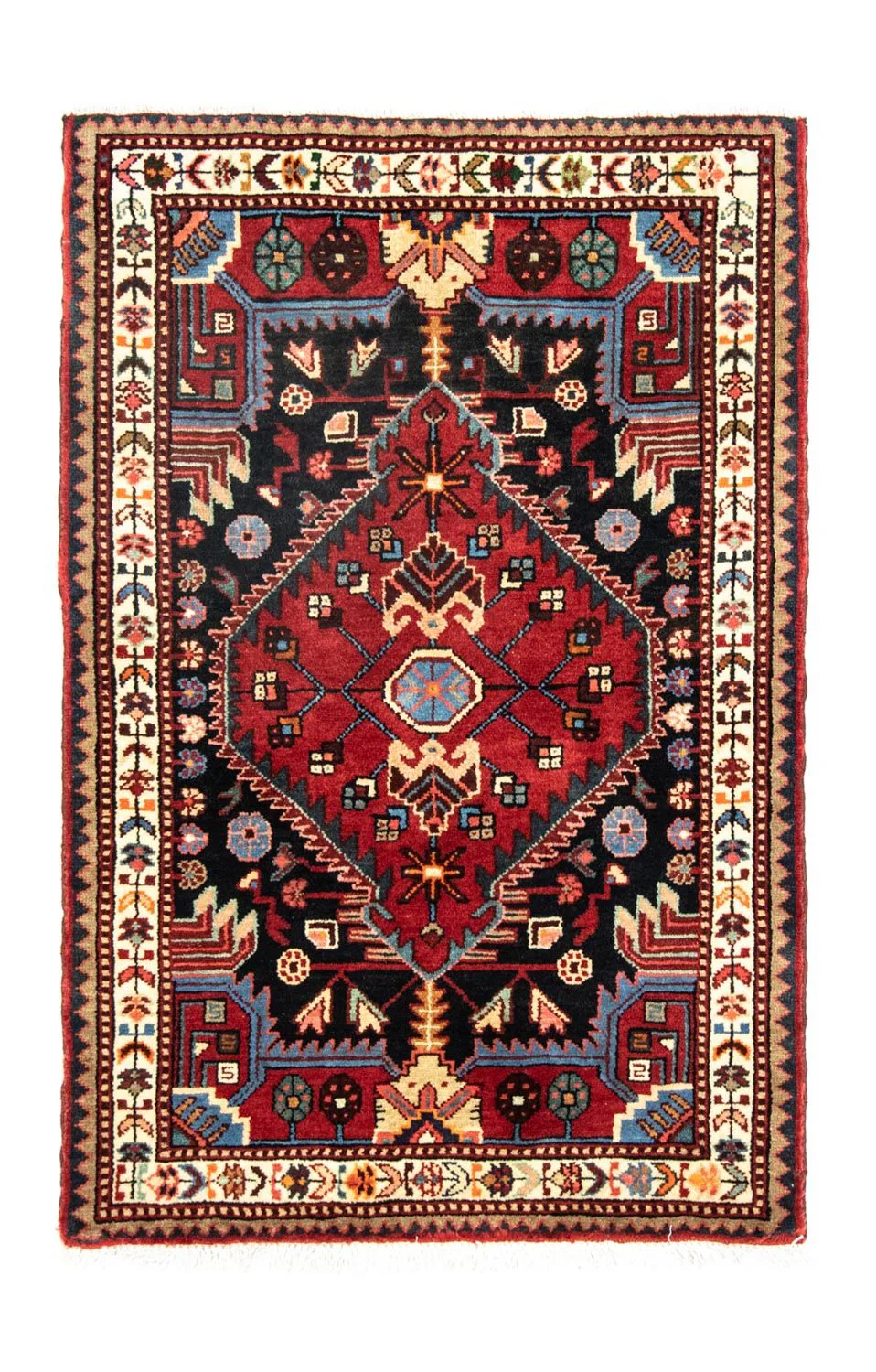 Perserteppich - Nomadic 125 x 75 cm - blau