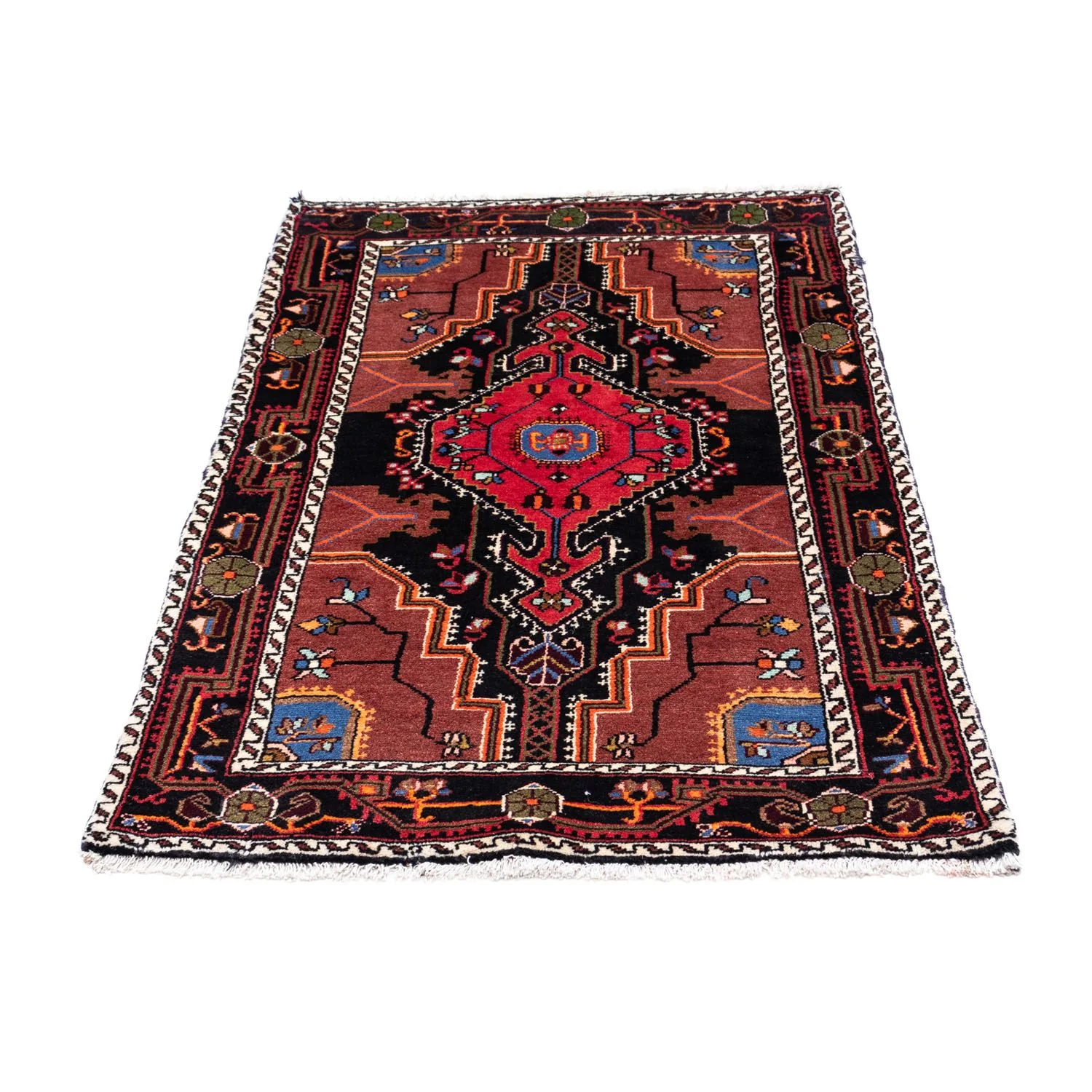 Perserteppich - Nomadic 125 x 79 cm - dunkelblau - Image 5