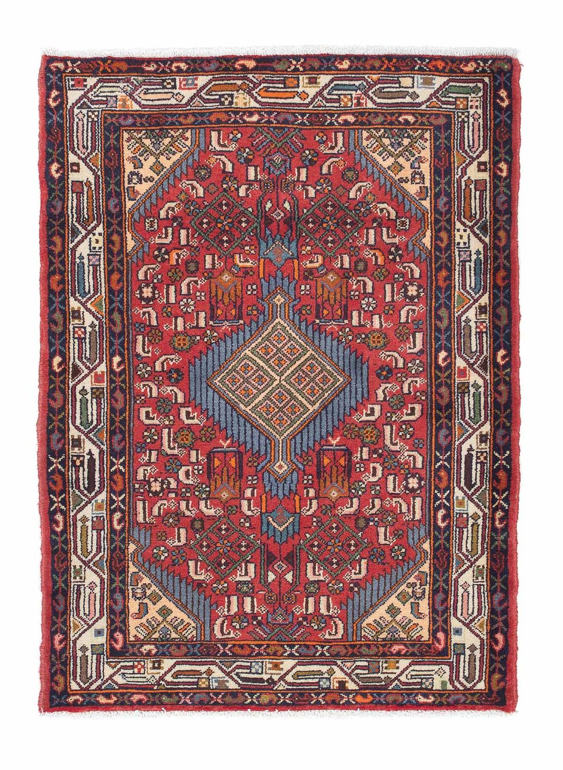 Perserteppich - Nomadic 125 x 80 cm - rot
