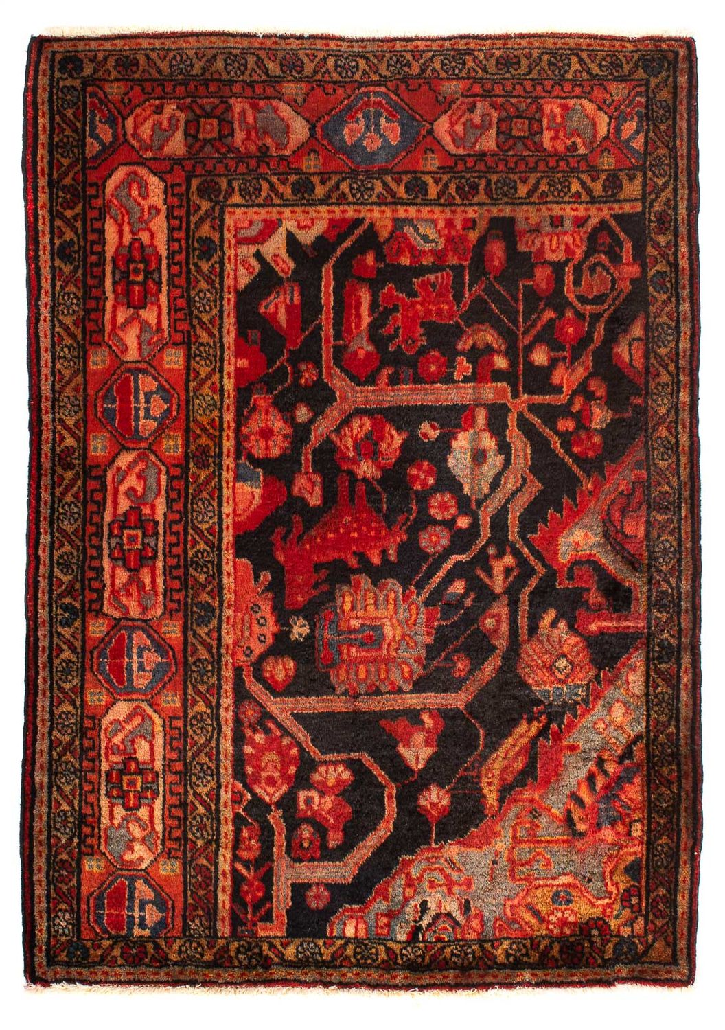 Perserteppich - Nomadic 125 x 96 cm - mehrfarbig
