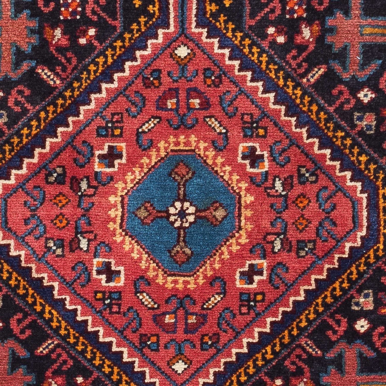 Perserteppich - Nomadic 128 x 82 cm - dunkelblau - Image 2
