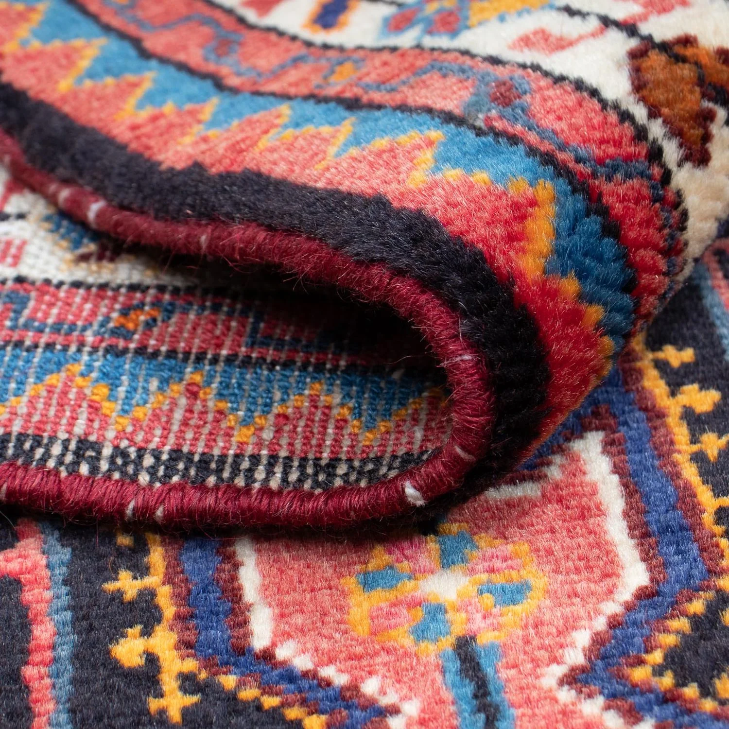 Perserteppich - Nomadic 128 x 82 cm - dunkelblau - Image 4