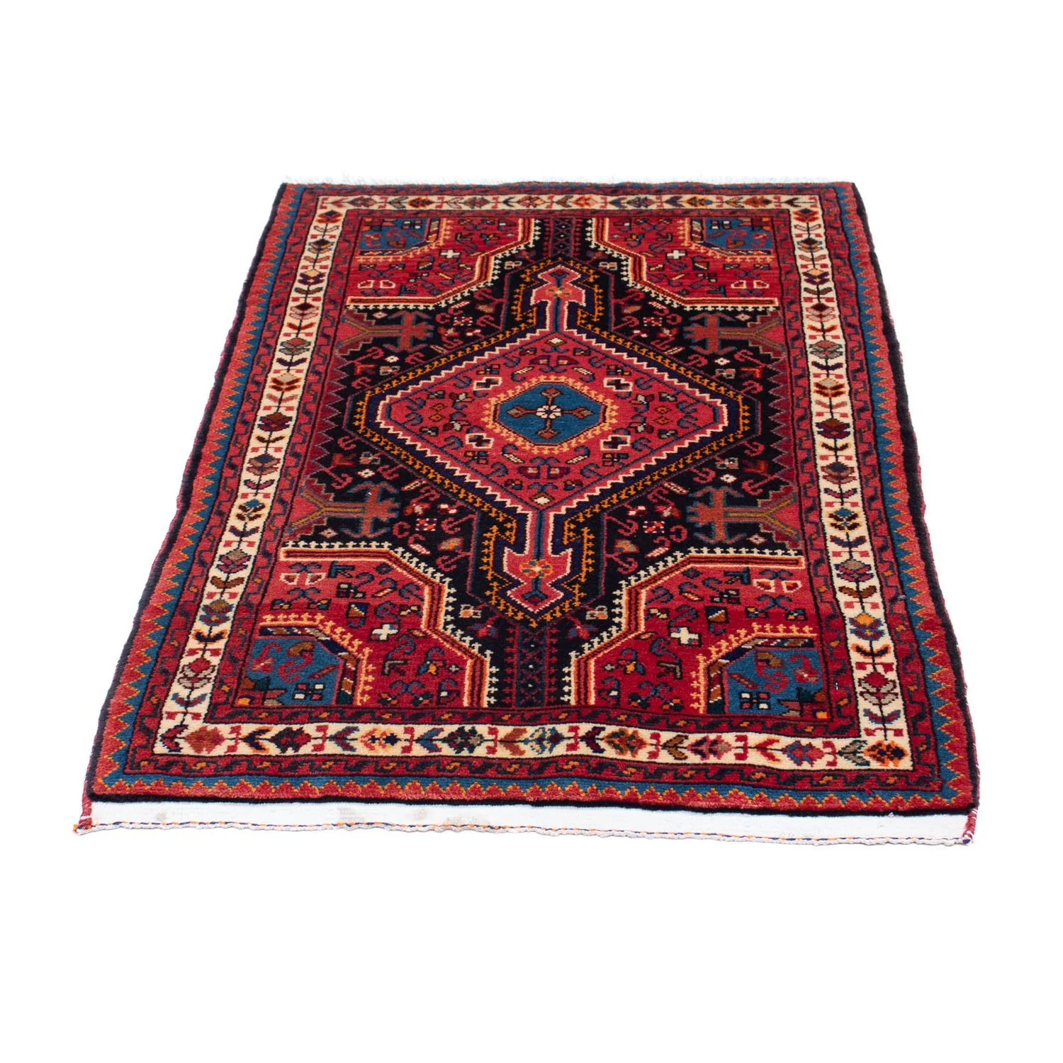 Perserteppich - Nomadic 128 x 82 cm - dunkelblau - Image 5