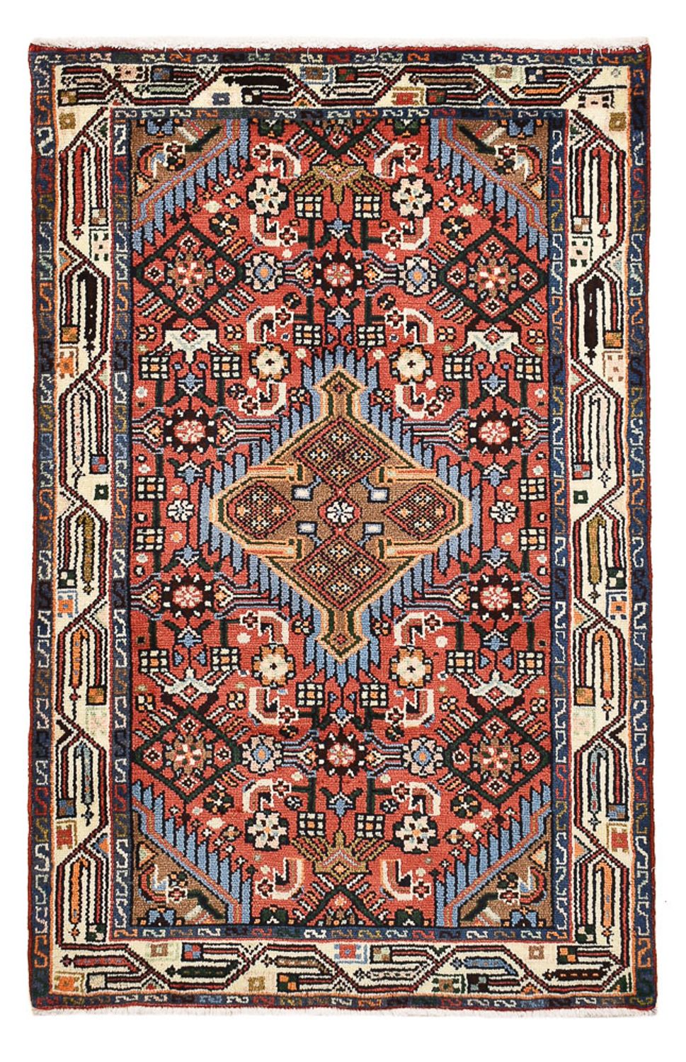 Perserteppich - Nomadic - 130 x 80 cm - mehrfarbig