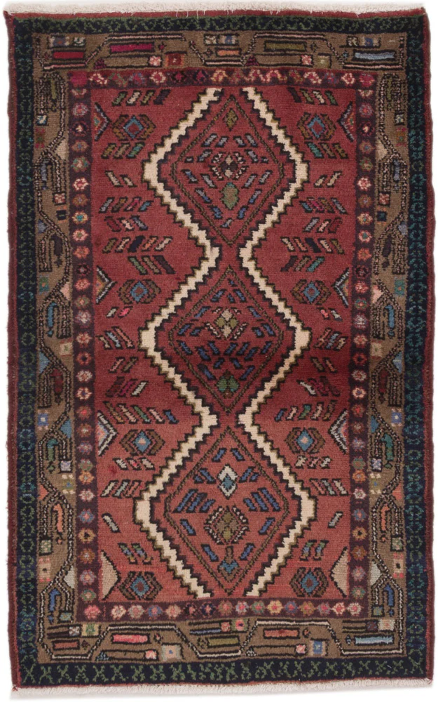 Perserteppich - Nomadic - 130 x 80 cm - rot