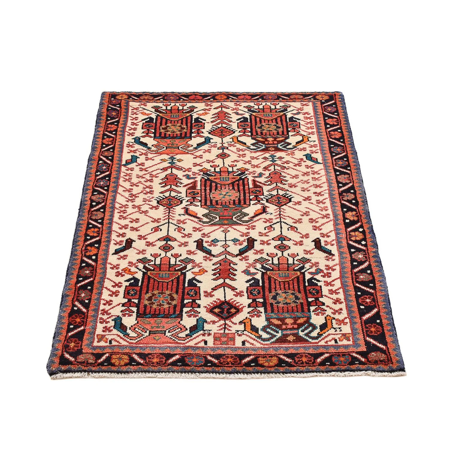 Perserteppich - Nomadic - 130 x 86 cm - hellrot - Image 5