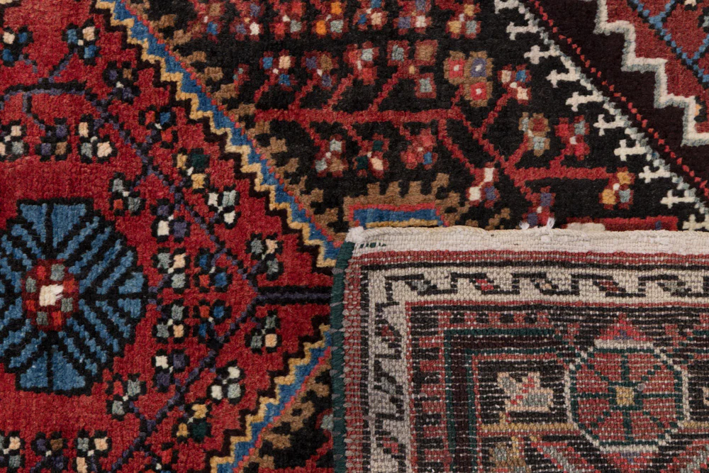 Perserteppich - Nomadic - 130 x 87 cm - dunkelrot - Image 7